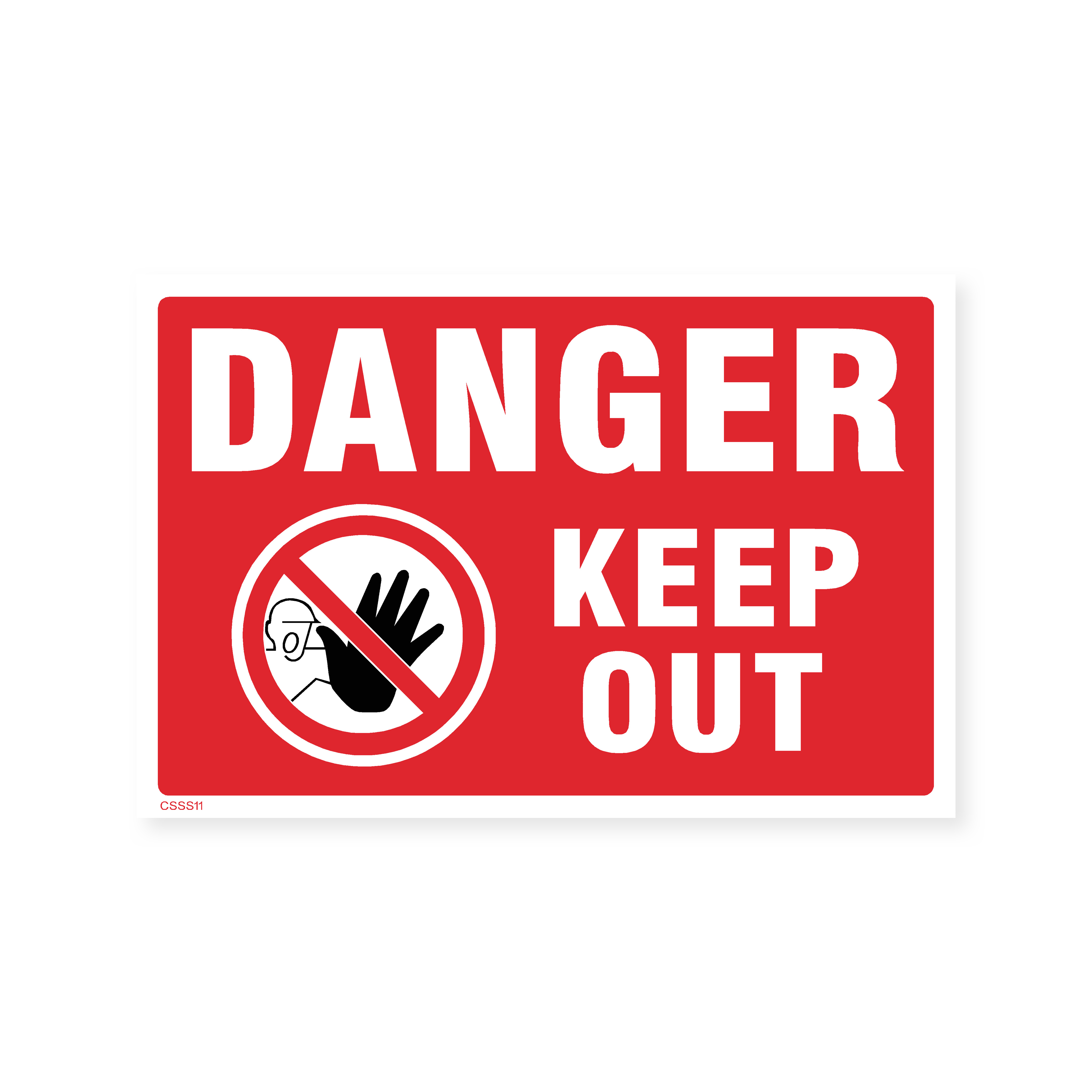HY-KO Products 834 Danger Keep Out Aluminum Sign, 9.25...