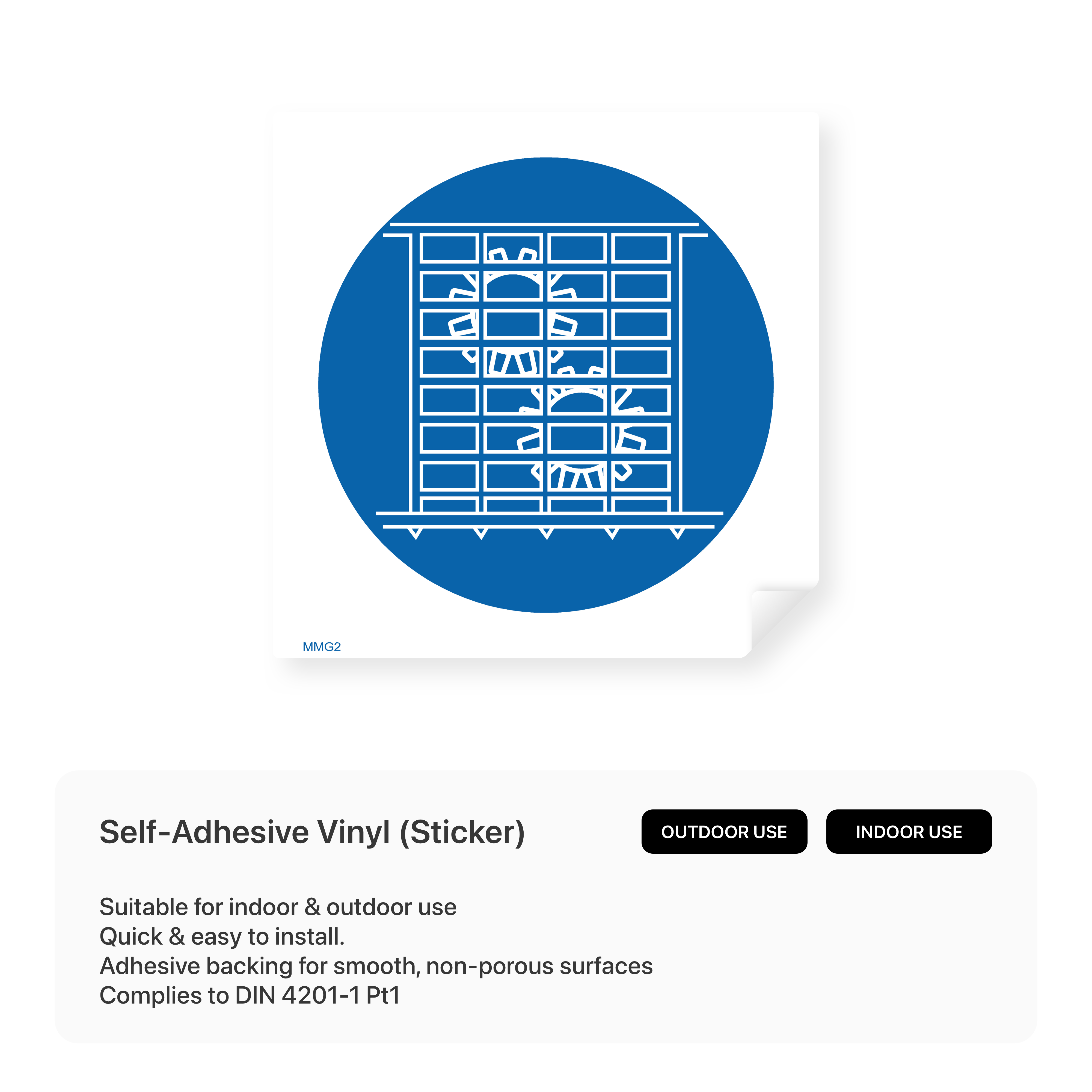 Square sign with the guards must be in place symbol.