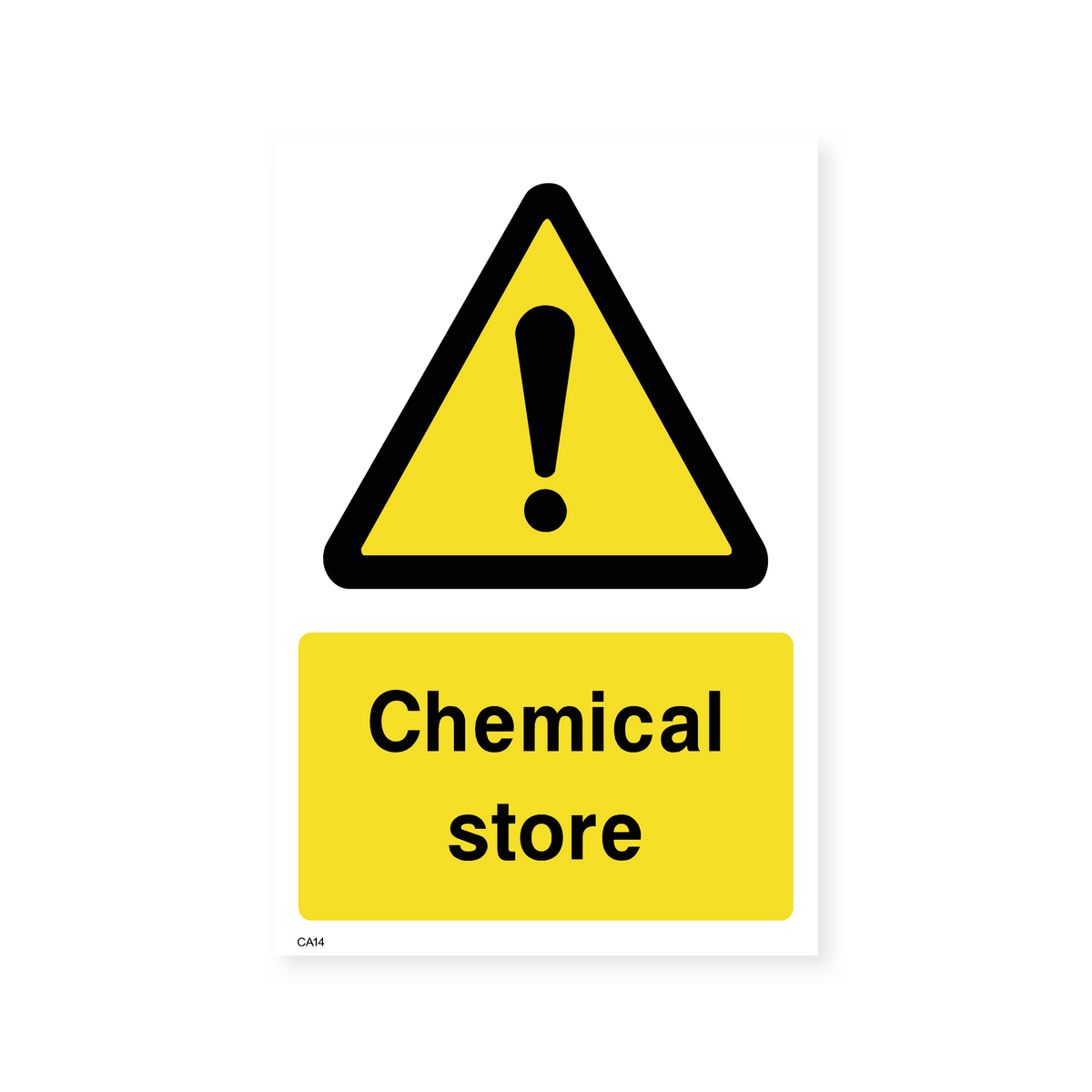 Chemical Store Sticker Chemical Store Warning Sign – Safety Signs & Stickers