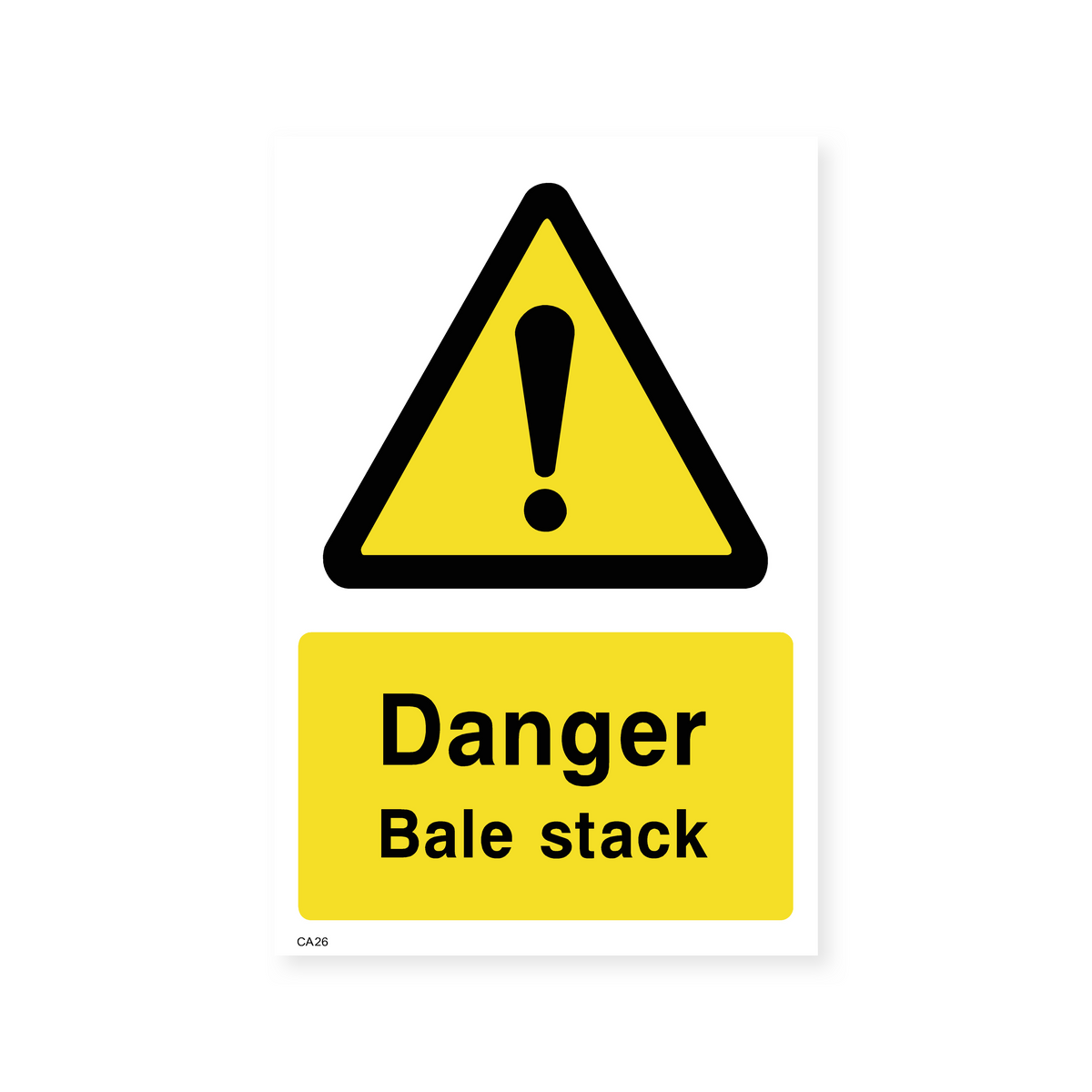 Bale Stack Hazard Warning Sign – Safety Signs & Stickers