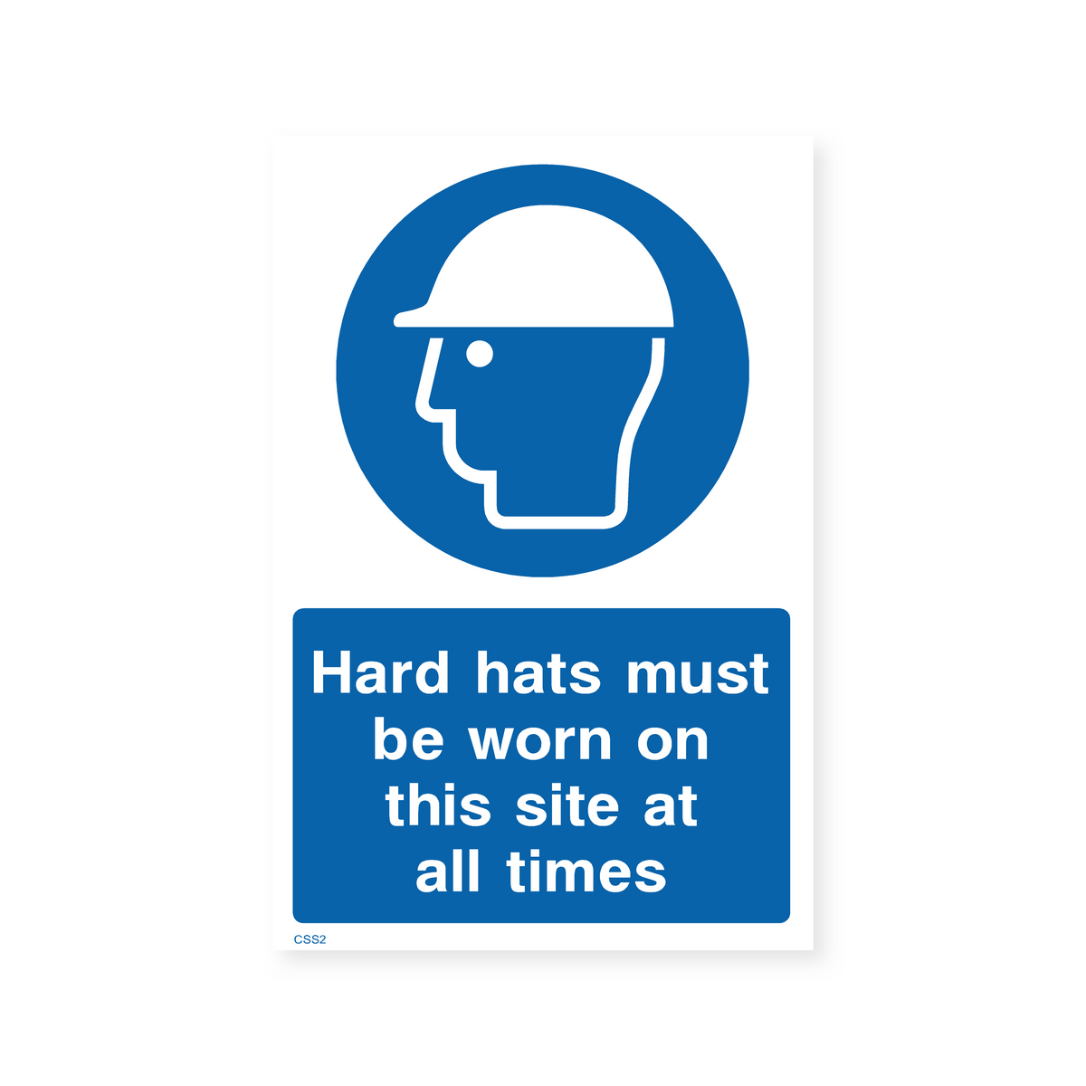 Hard Hats Must Be Worn Sign – Safety Signs & Stickers