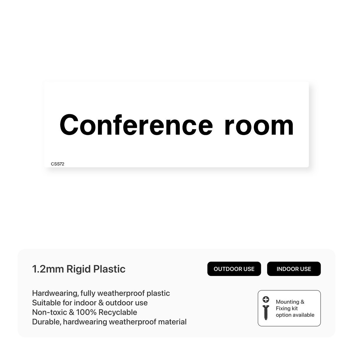 Labelling Conference Room Conference Room Sign – Safety Signs & Stickers