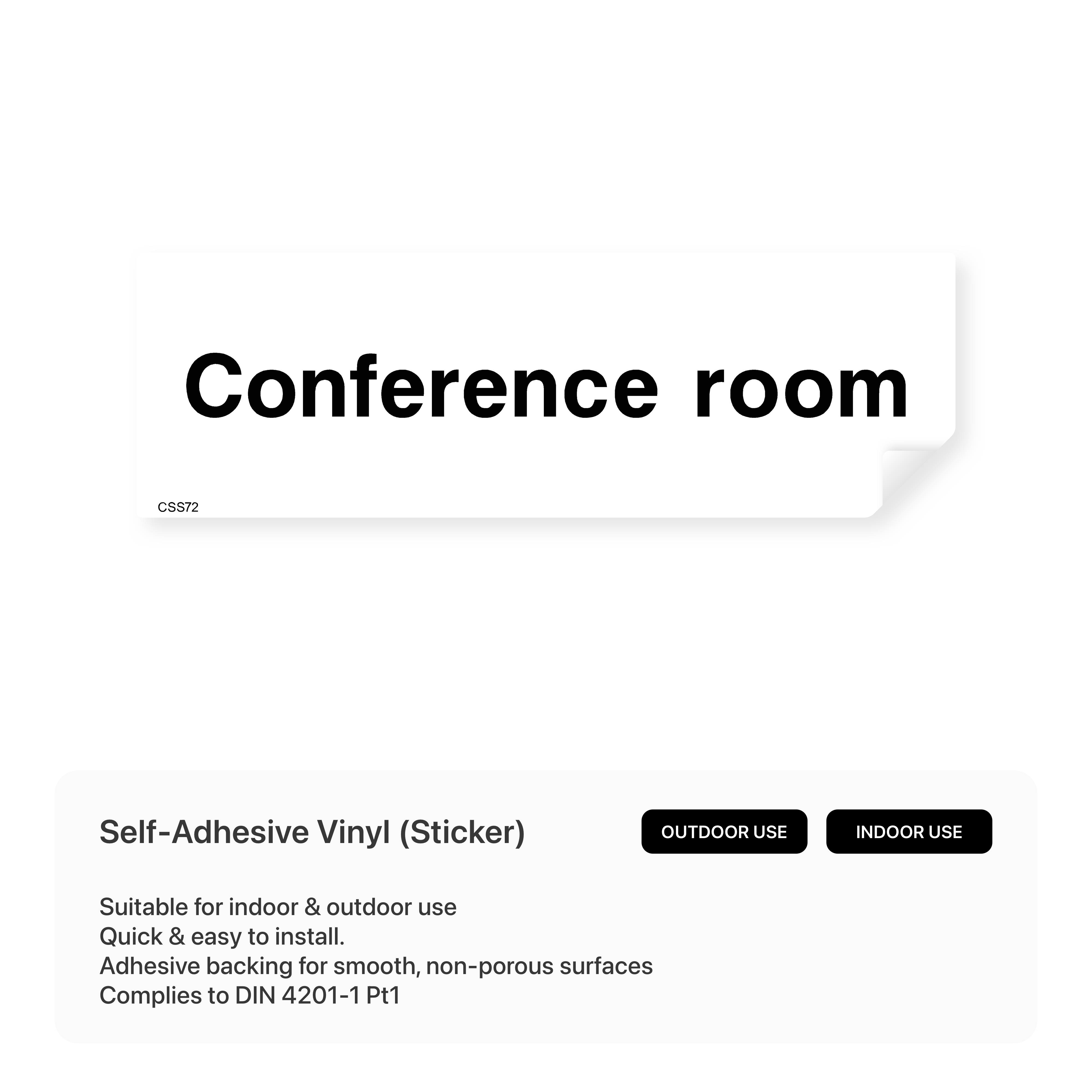 Conference Room Sign – Safety Signs & Stickers