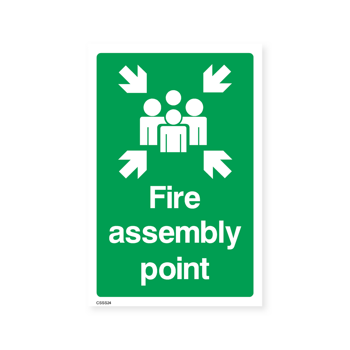 Assembly Roster Sticker Fire Assembly Point Sign – Safety Signs & Stickers