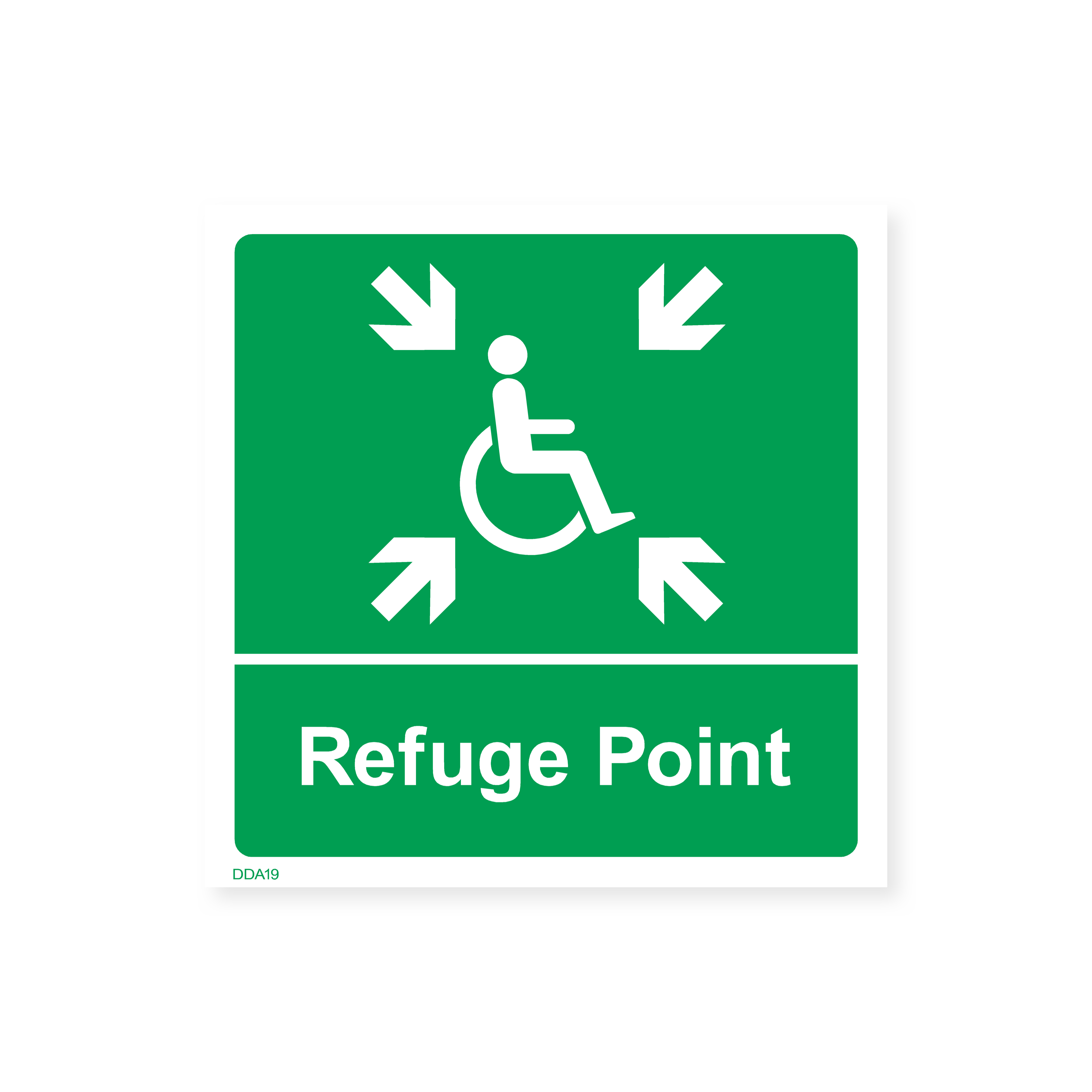 Refuge Point Symbol Sign – Safety Signs & Stickers