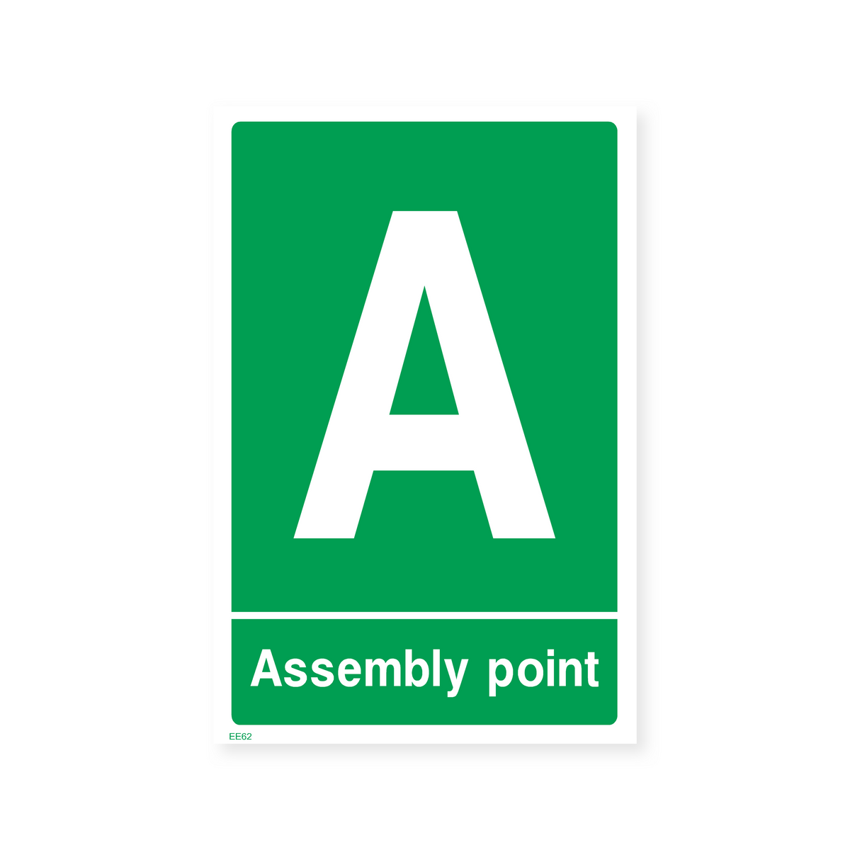 Nearest Assembly Point Sticker Assembly Point A Sign – Safety Signs & Stickers
