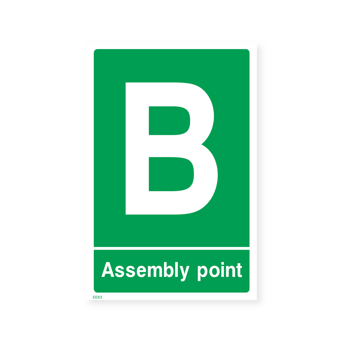 Assembly Point B Sign – Safety Signs & Stickers