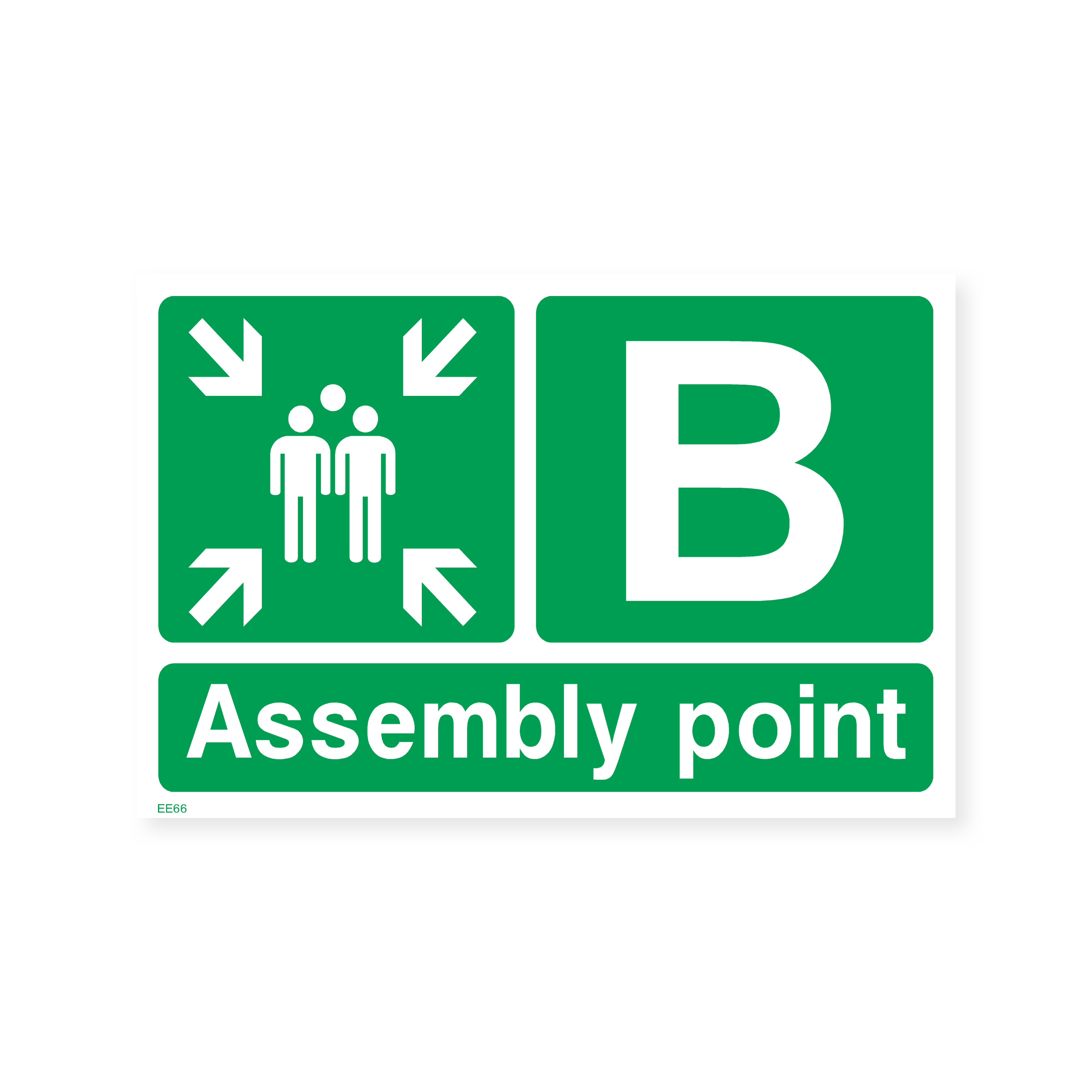 Assembly Point B Sign – Safety Signs & Stickers