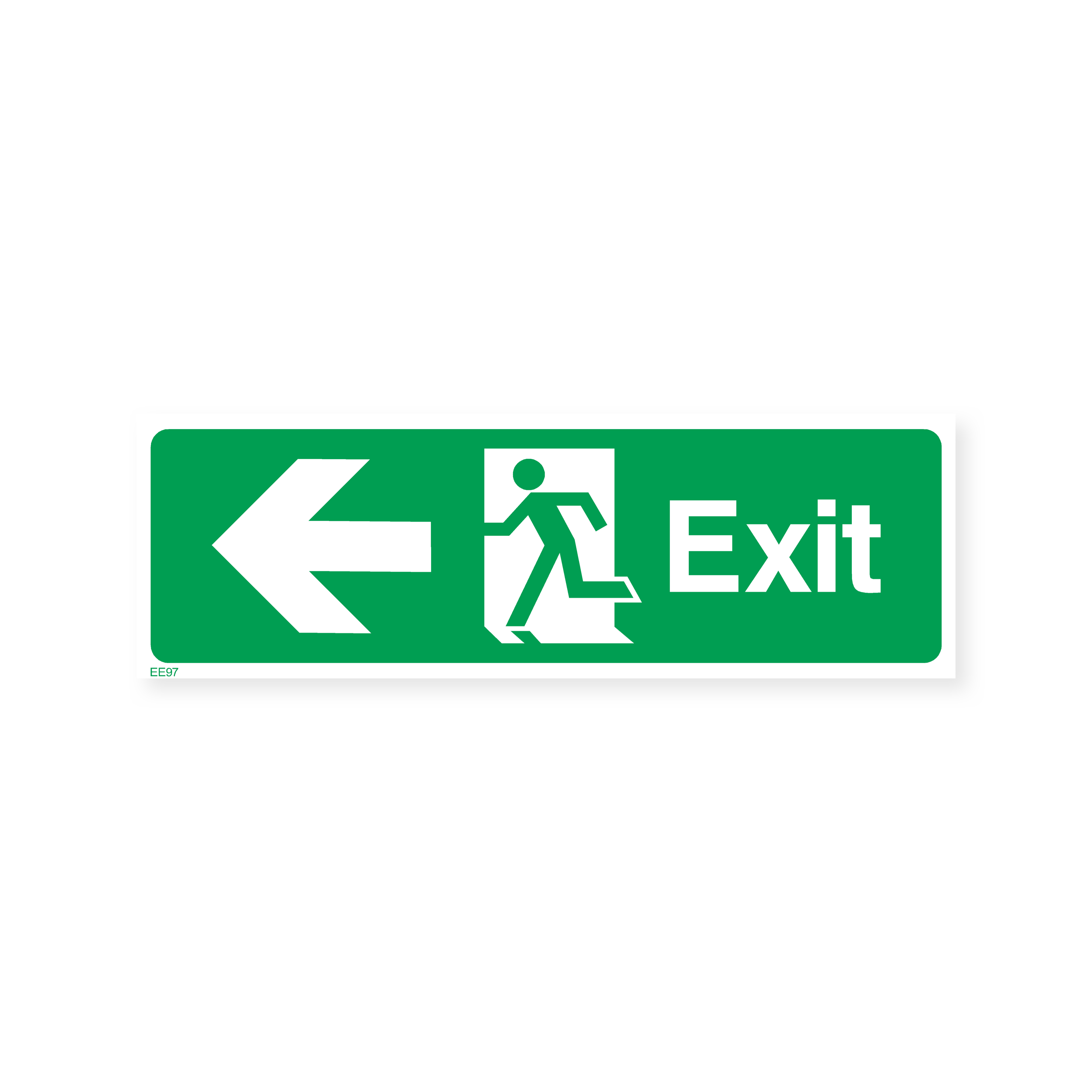 Exit Left Sign – Safety Signs & Stickers