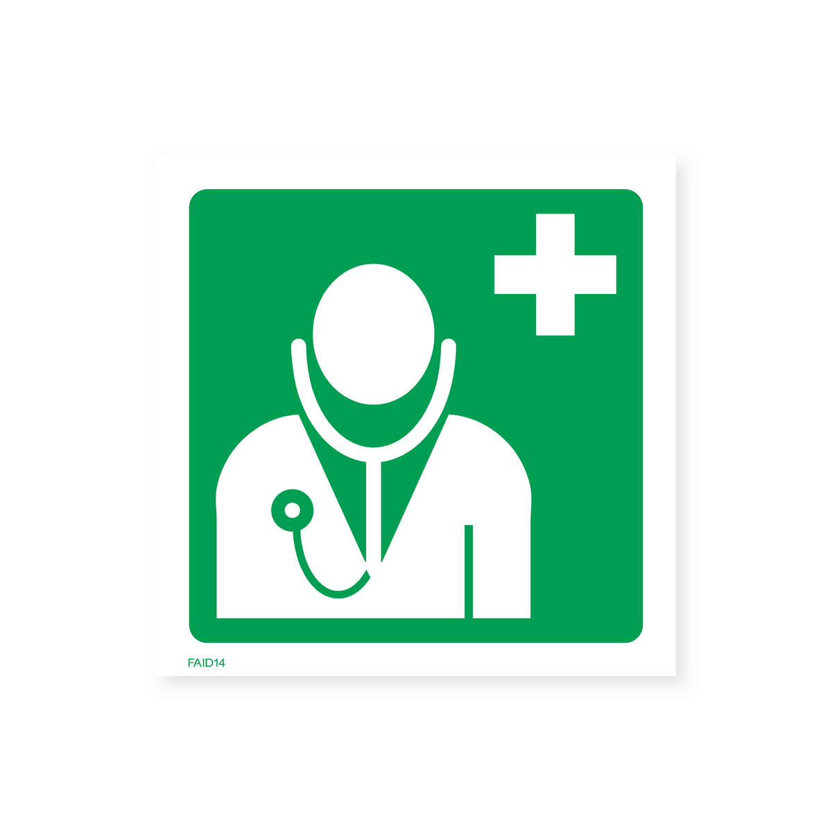 First Aider Symbol Sign – Safety Signs & Stickers