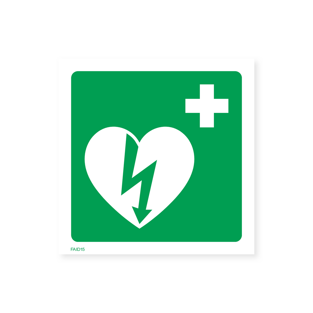 Cardiif Sign Defibrillator Sign – Safety Signs & Stickers