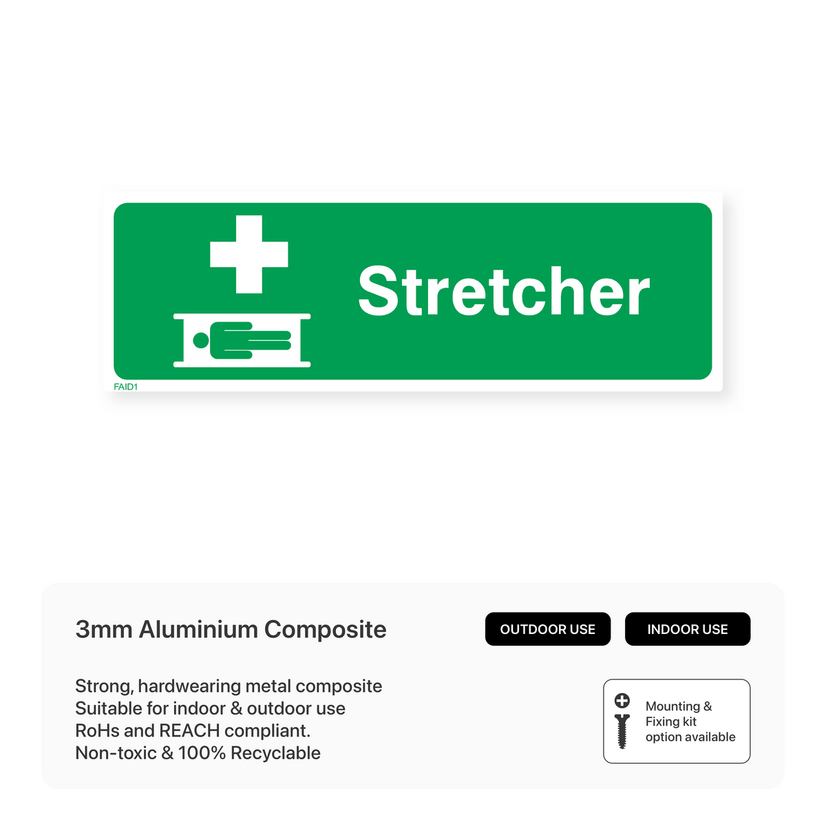Fancy Stretch Sign Stretcher Sign – Safety Signs & Stickers