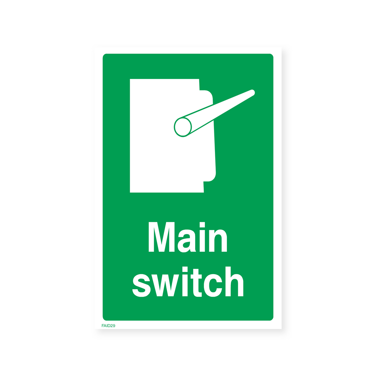 Main Switch Sign – Safety Signs & Stickers