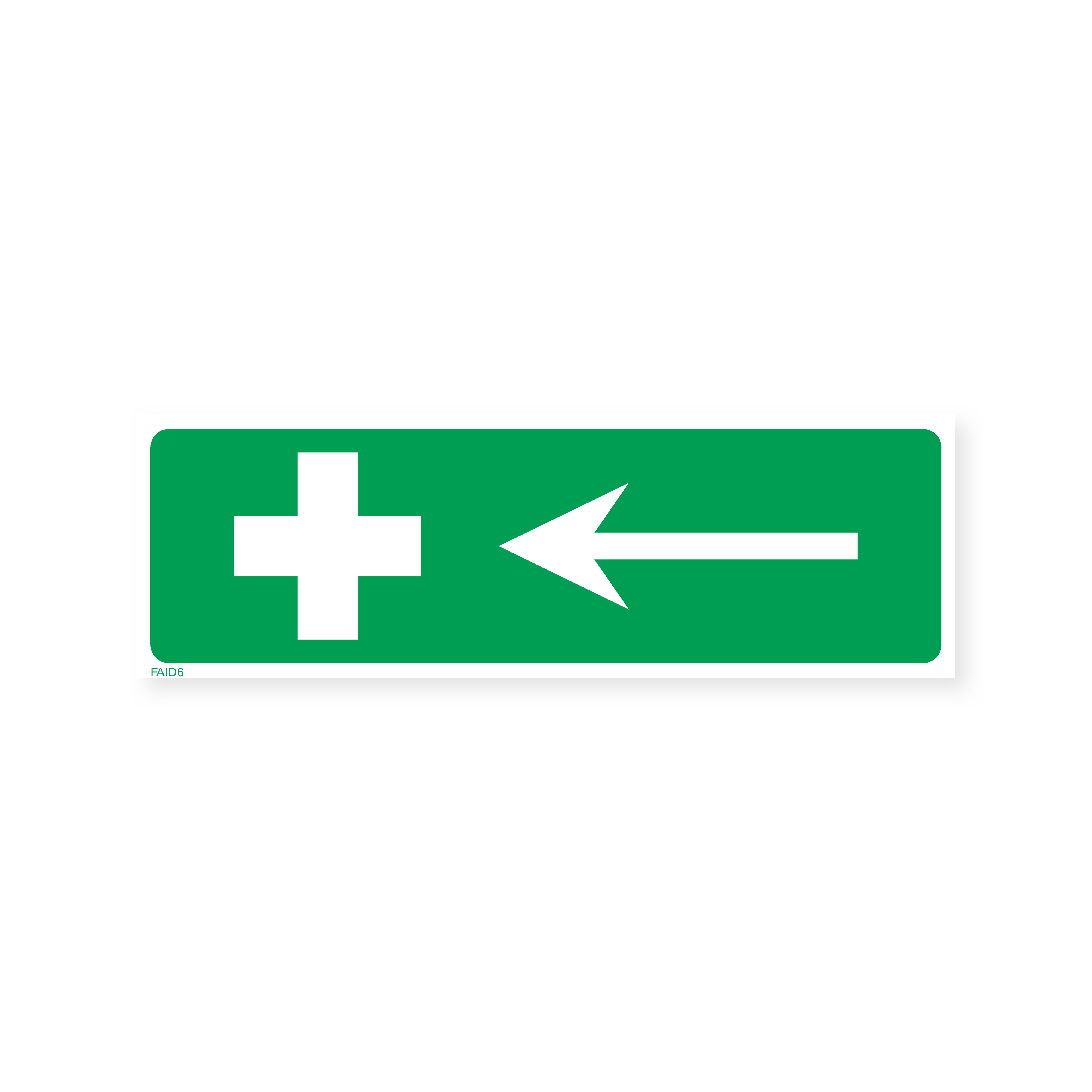 Segnale di sicurezza a forma di V - Toilets Arrow Right - 300 x 100 - 1