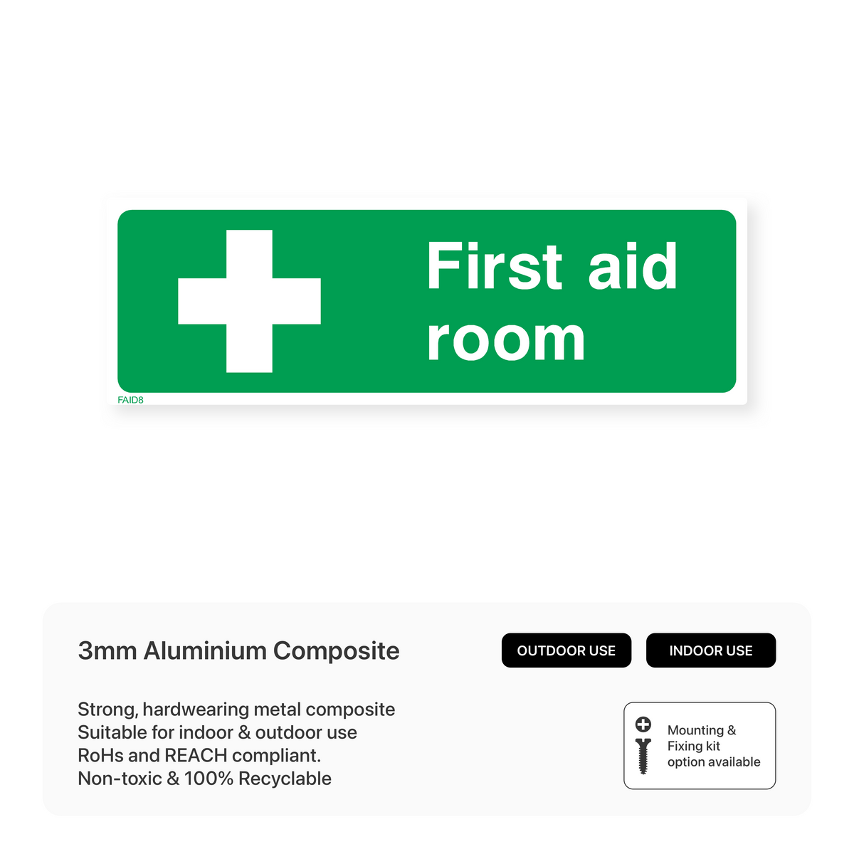 First Aid Kit Room Sign First Aid Room Sign – Safety Signs & Stickers