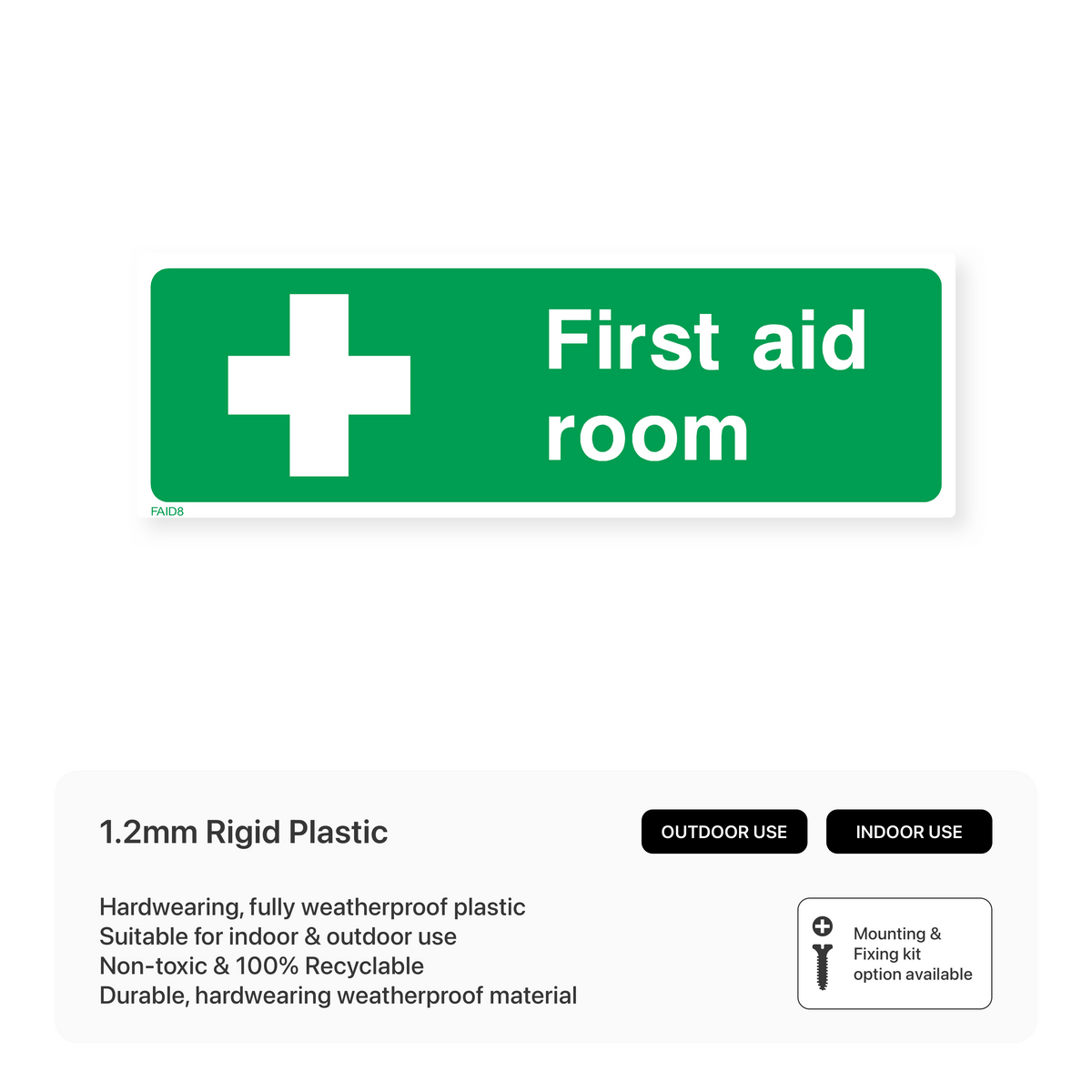 Room Sign Sticker First Aid Room Sign – Safety Signs & Stickers