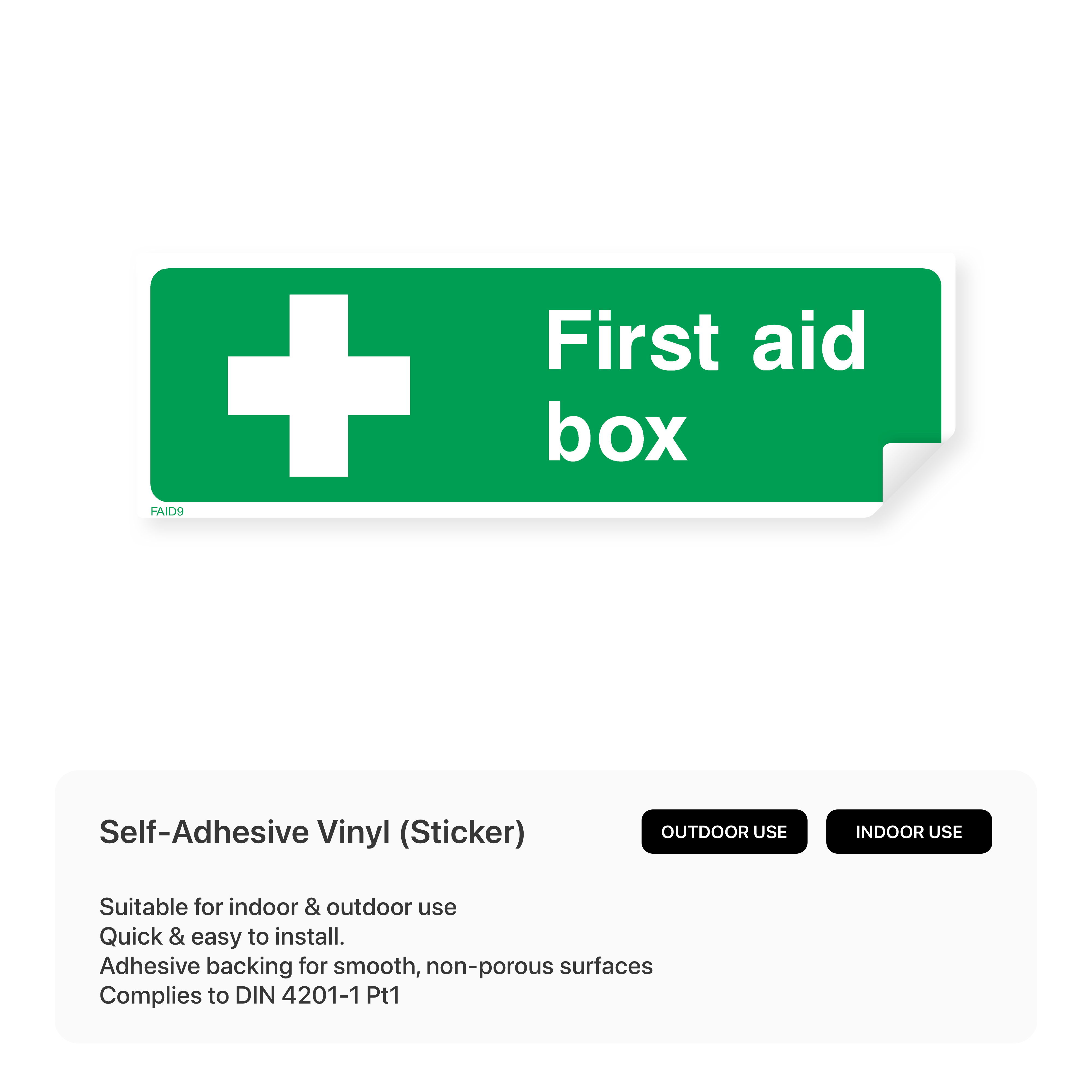 First Aid Box Sign – Safety Signs & Stickers