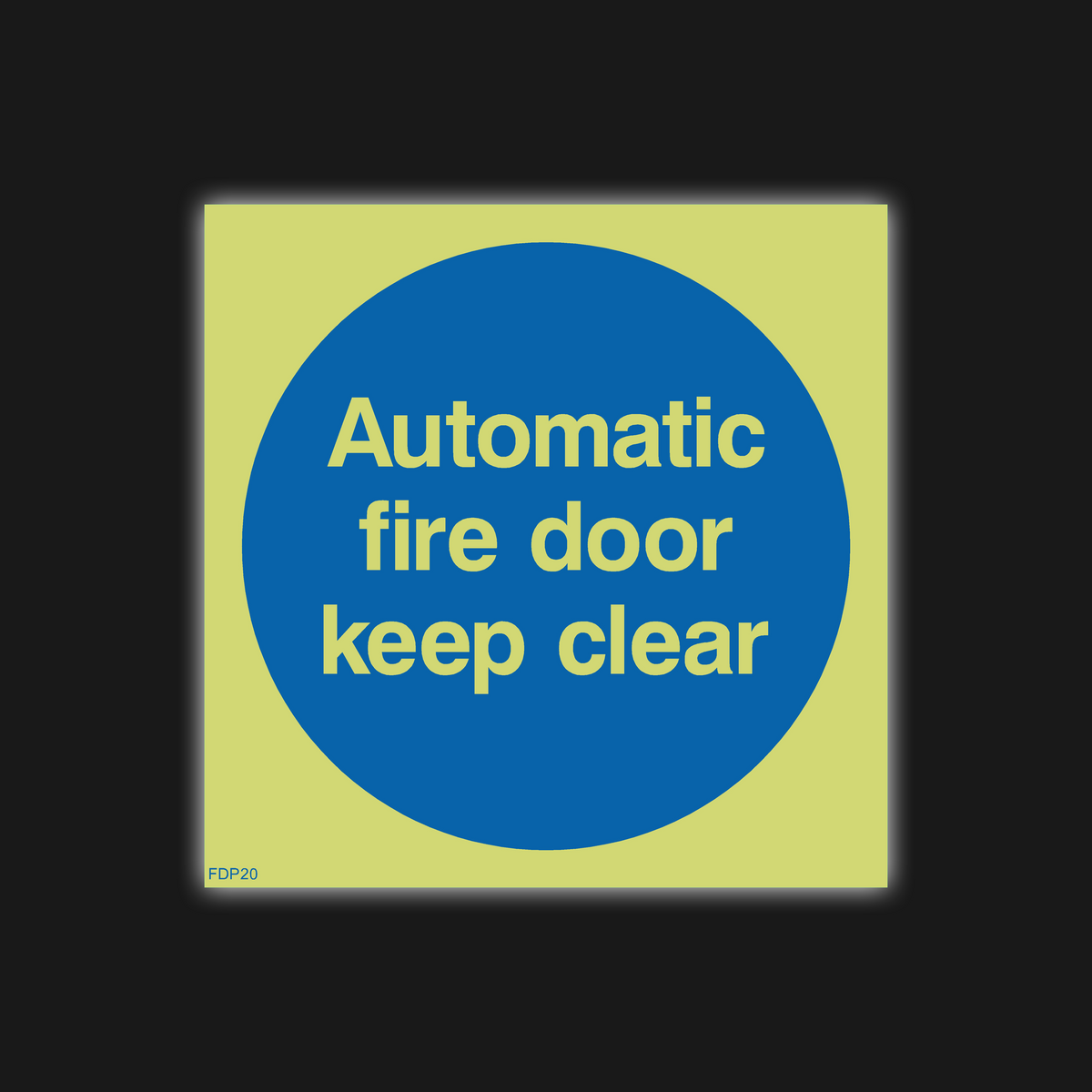 Automatic Fire Door Keep Clear Sign – Safety Signs & Stickers