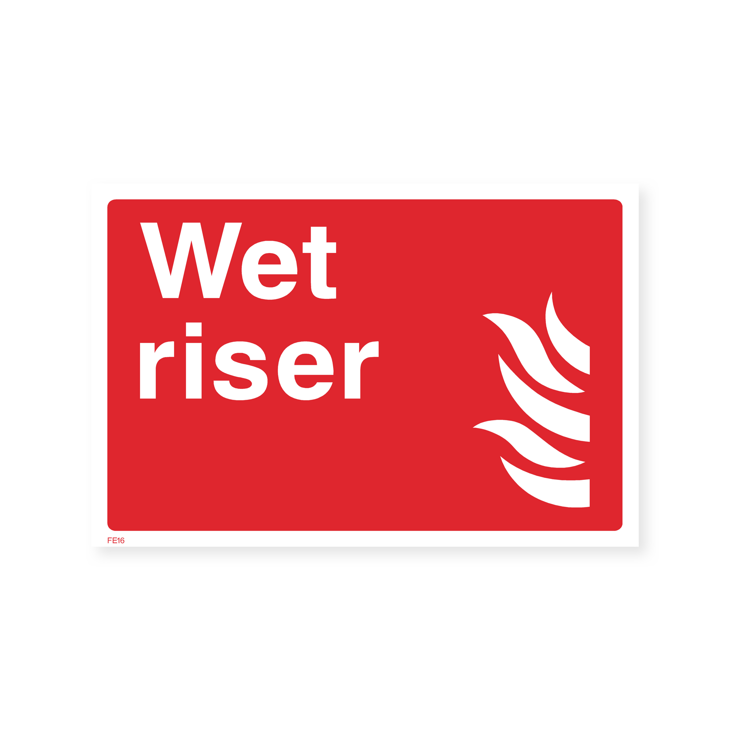 Wet Riser Sign – Safety Signs & Stickers