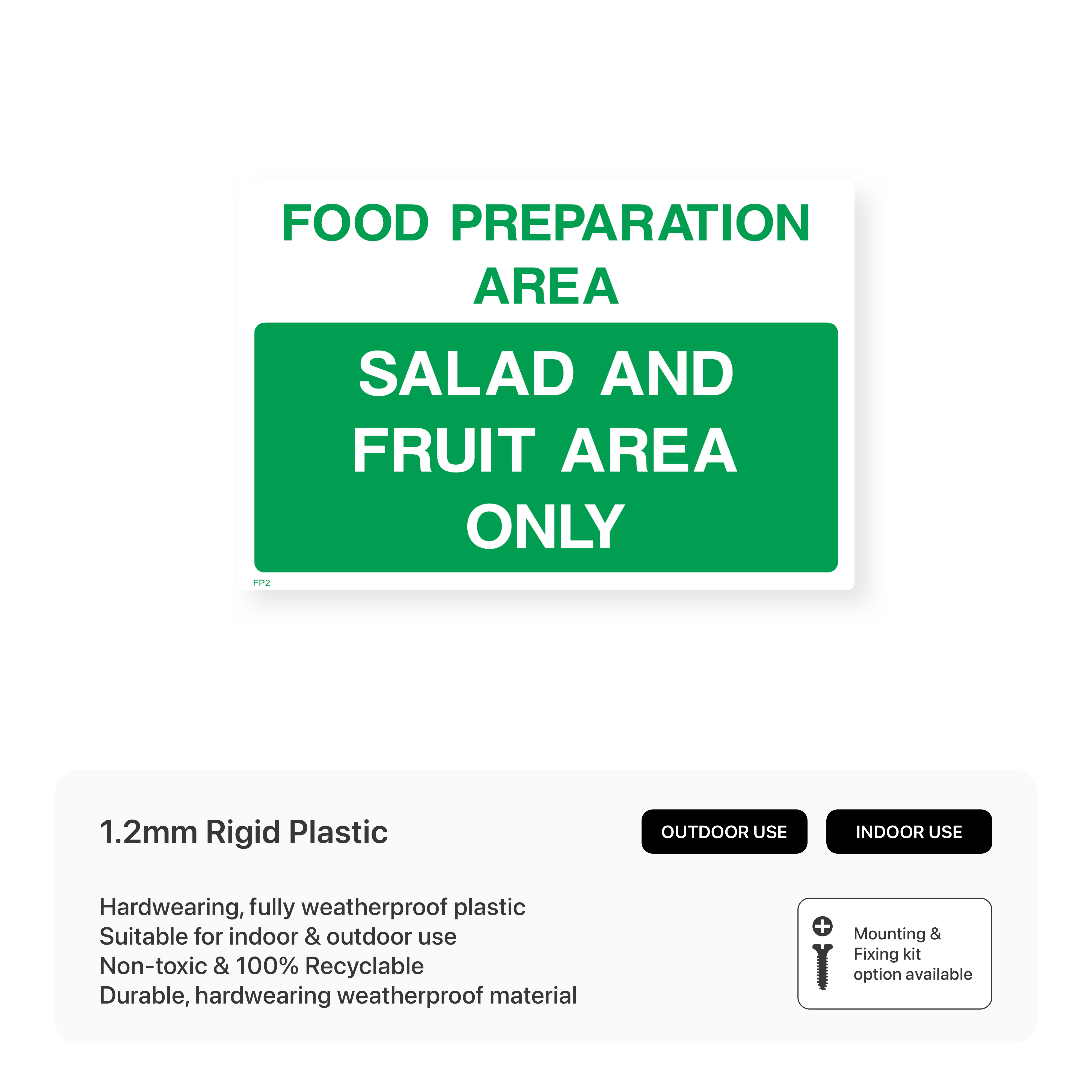 Salad And Fruit Area Only Sign Safety Signs Stickers salad-and-fruit-area-only-sign-safety-signs-stickers