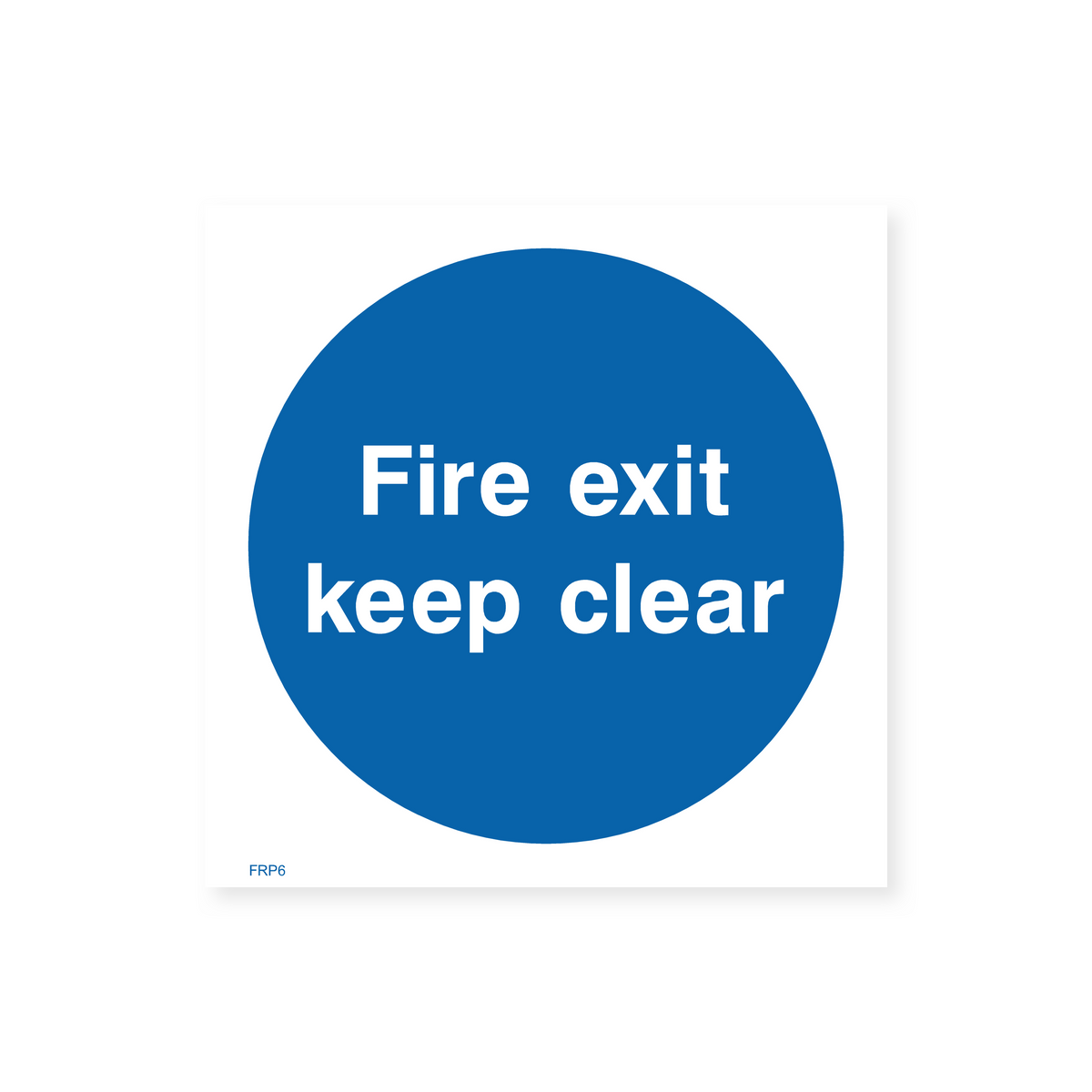 Fire Exit Keep Clear Sign – Safety Signs & Stickers