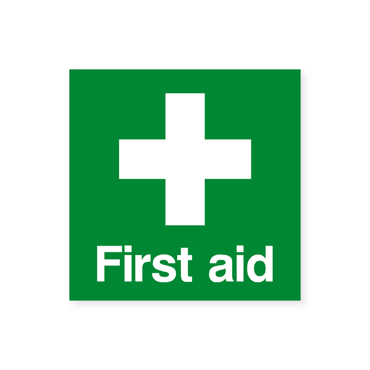 First Aid Control Sign First Aid Symbol Sign – Safety Signs & Stickers