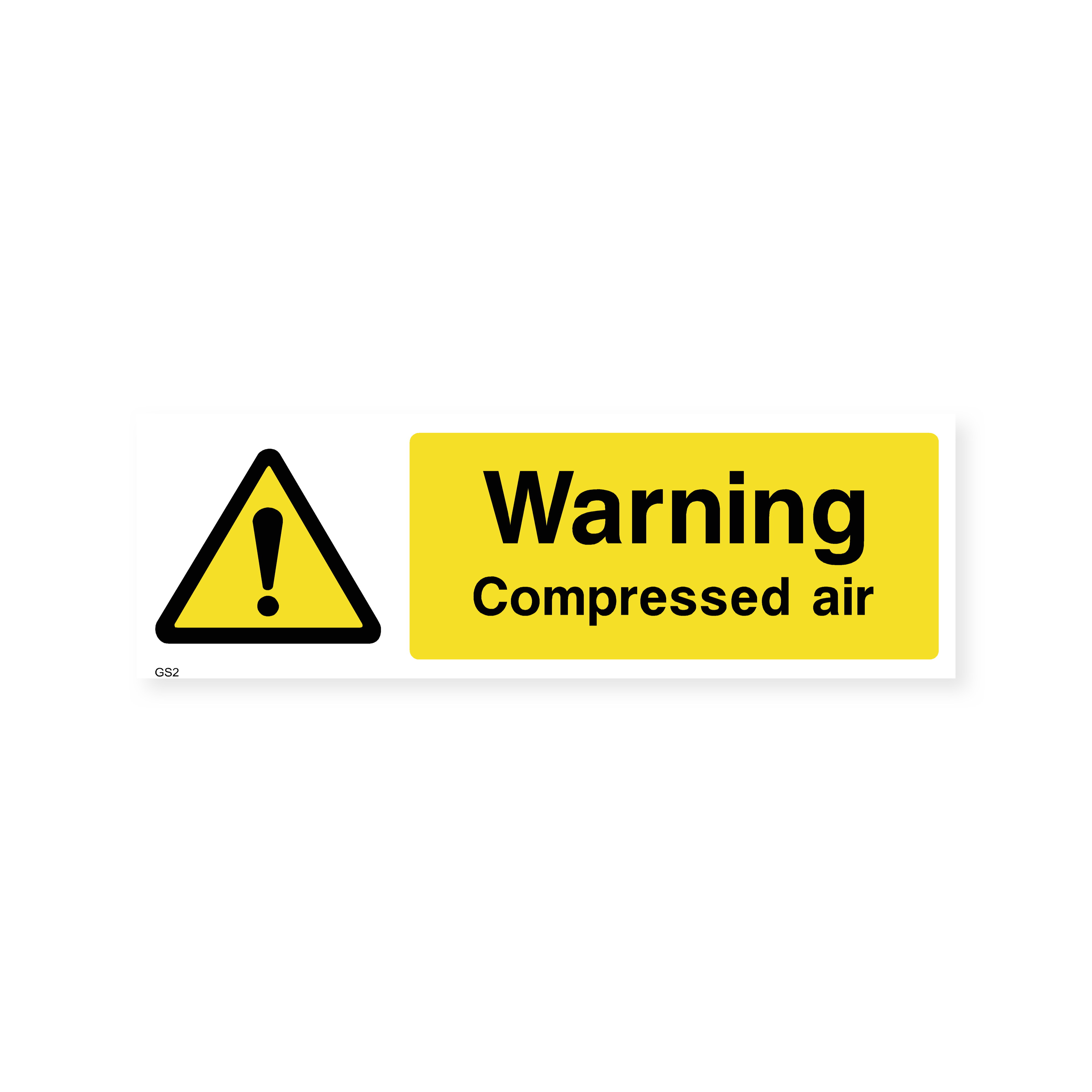Warning - Compressed Air Sign – Safety Signs & Stickers