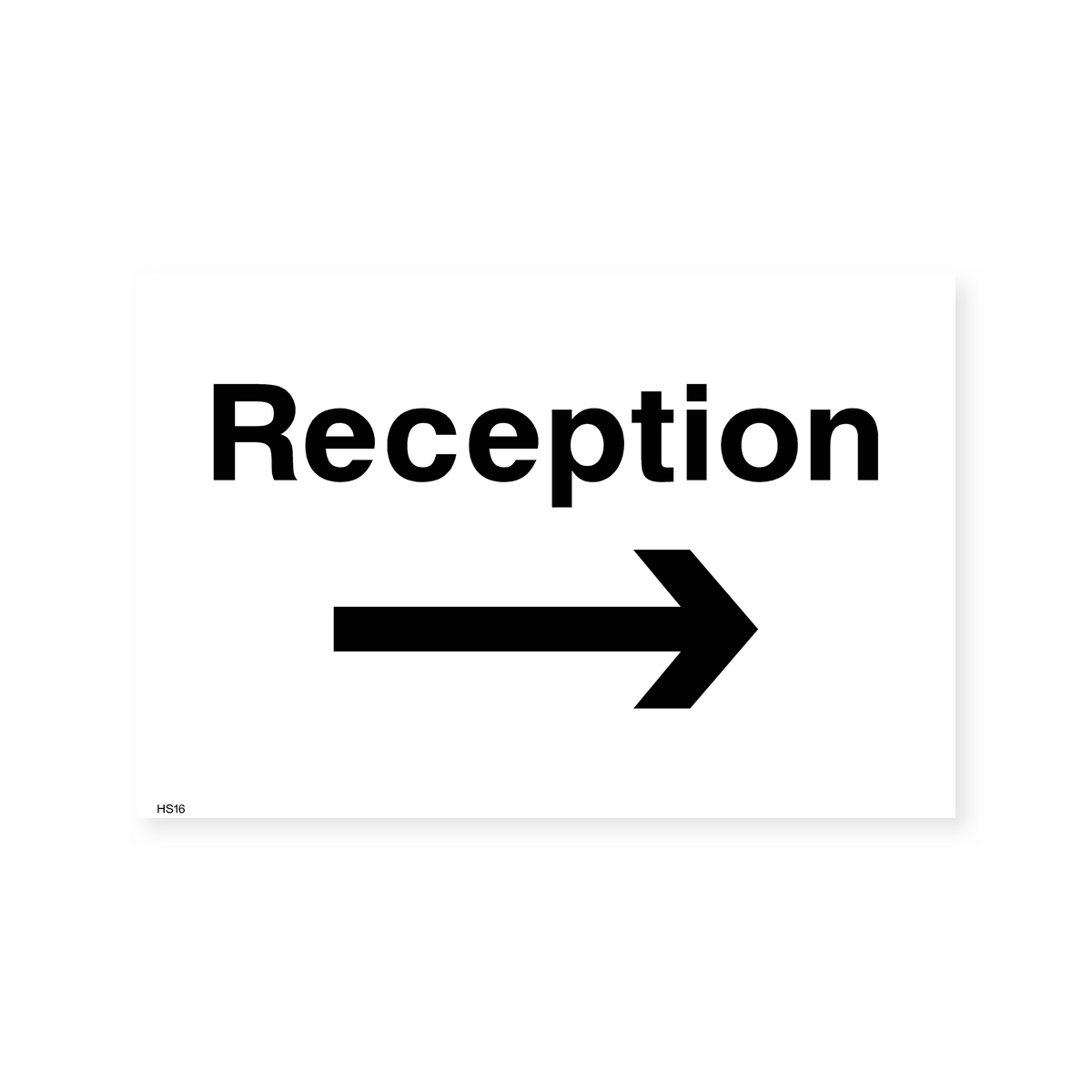 Reception R Symbol Reception Right Sign – Safety Signs & Stickers