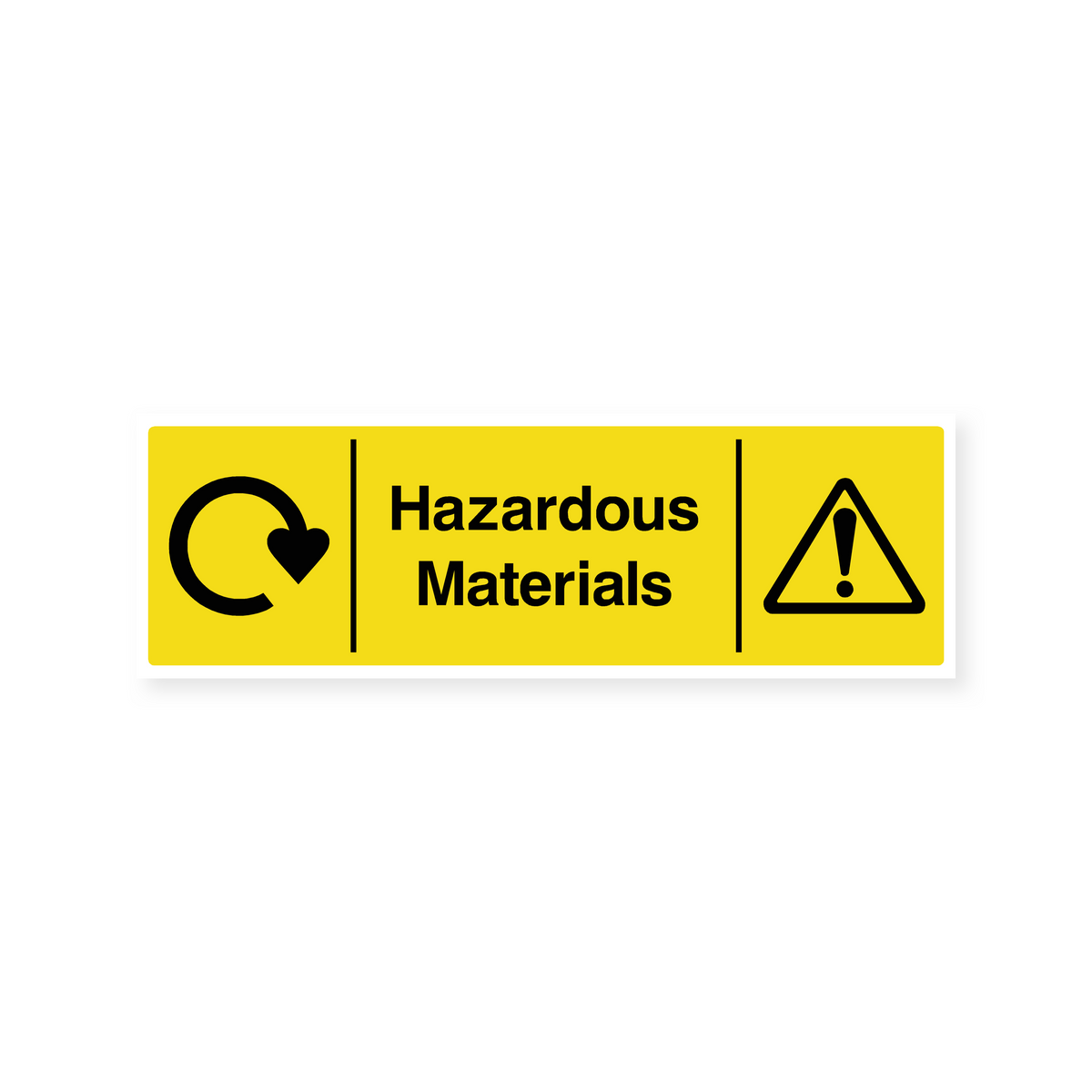 Material Object Sign Hazardous Materials Recycling - Safety Sign – Safety Signs & Stickers