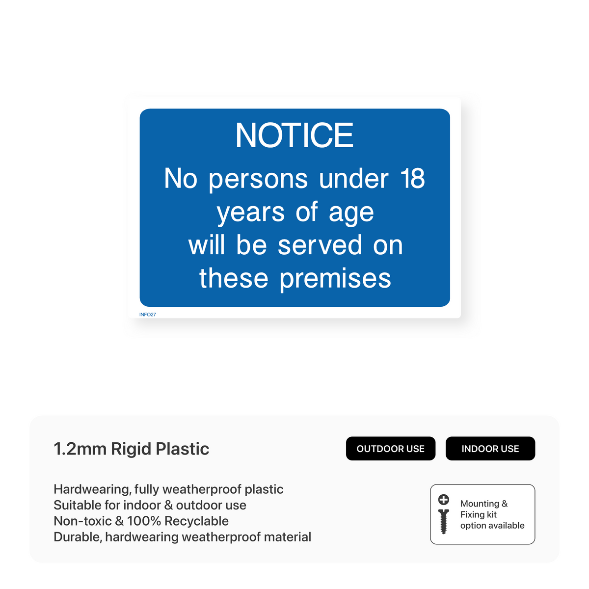 No Persons Under 18 Sign Safety Signs Stickers no-persons-under-18-sign-safety-signs-stickers