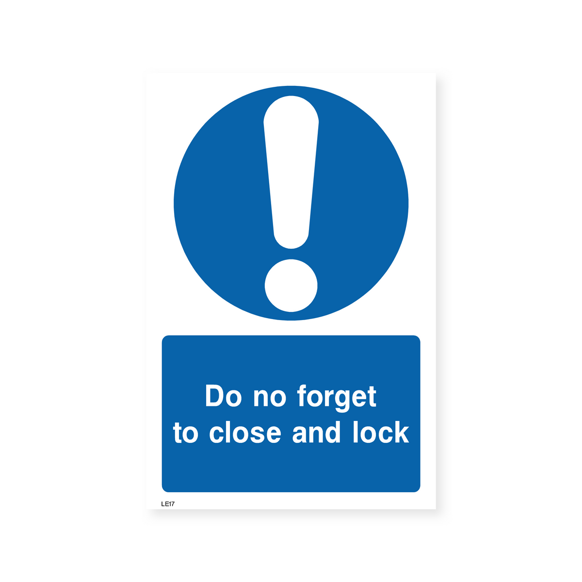 Do Not Close Notification