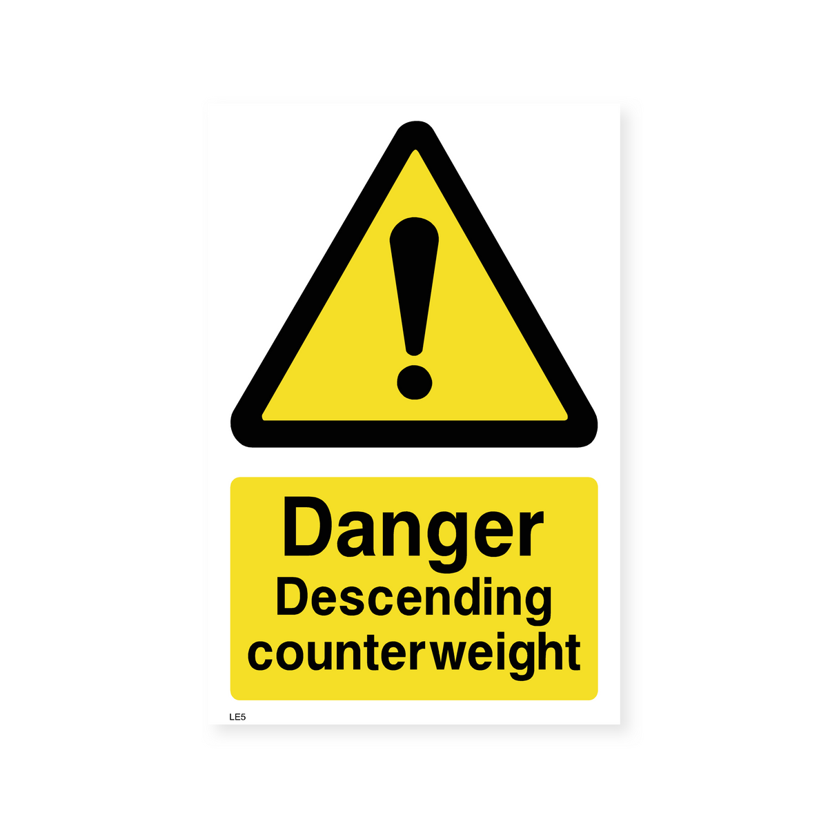 Counterweight Signage