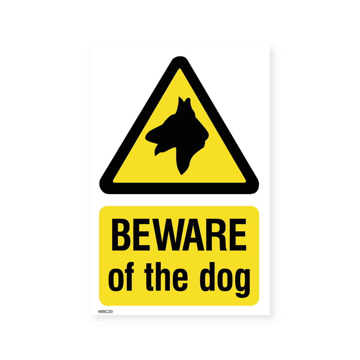 Beware Signs Beware of the Dog Sign – Safety Signs & Stickers