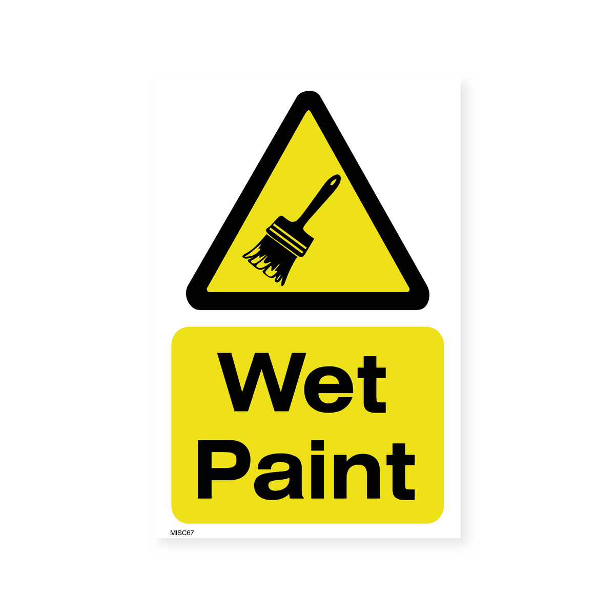 Paintable Sign Material Wet Paint Sign – Safety Signs & Stickers