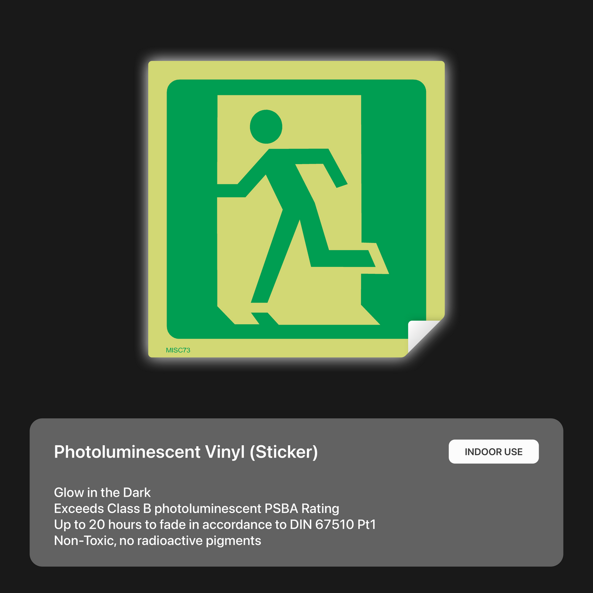 Fire Exit Symbol Right Sign – Safety Signs & Stickers