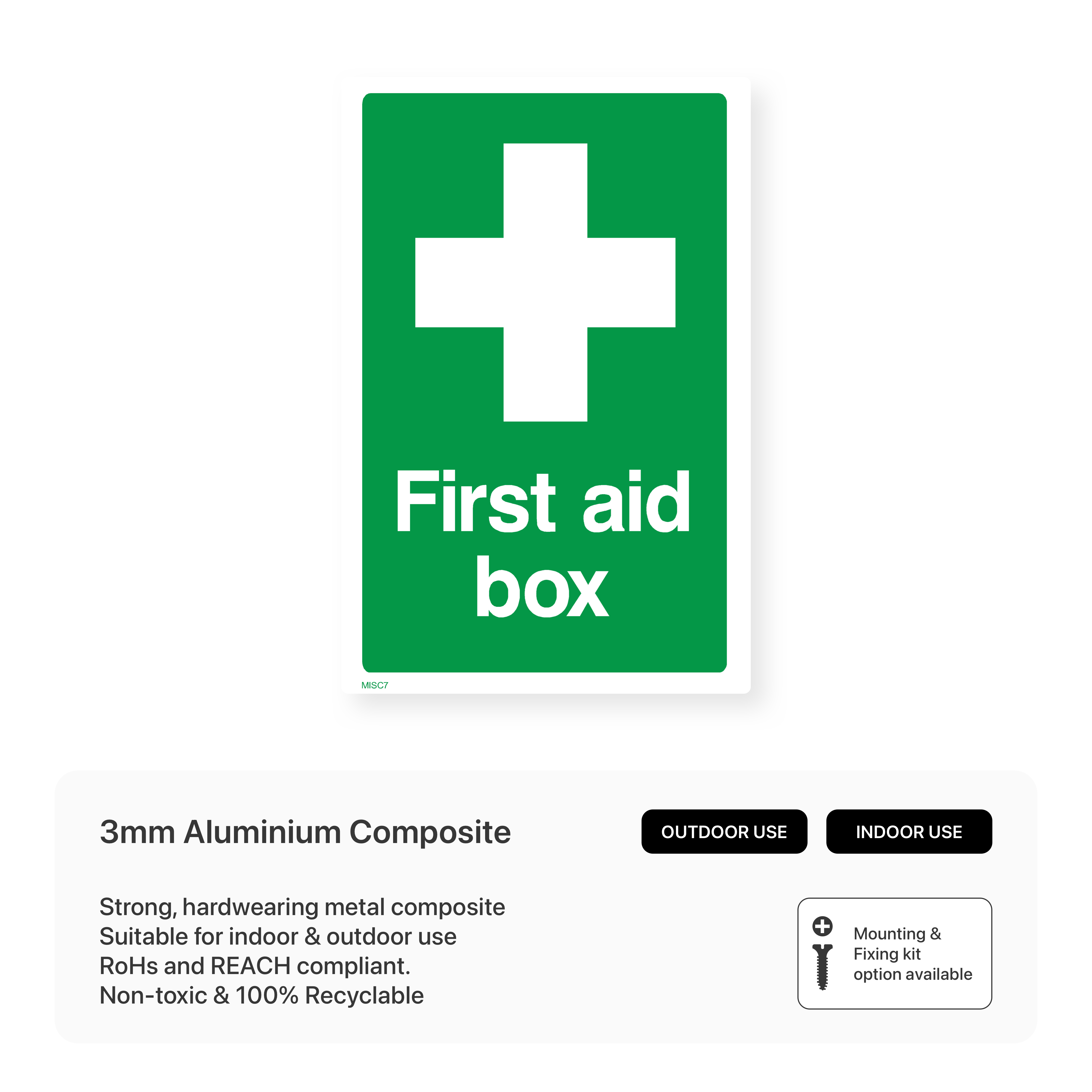 First Aid Box Sign – Safety Signs & Stickers