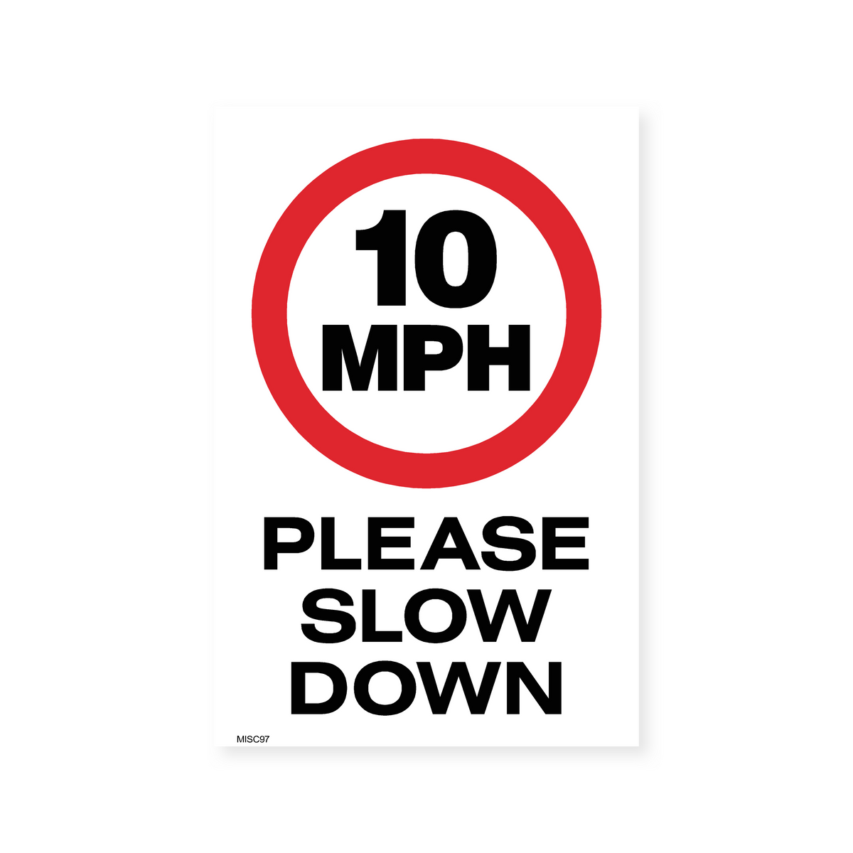 Manometer Limit Stickers Speed Limit – Safety Signs & Stickers