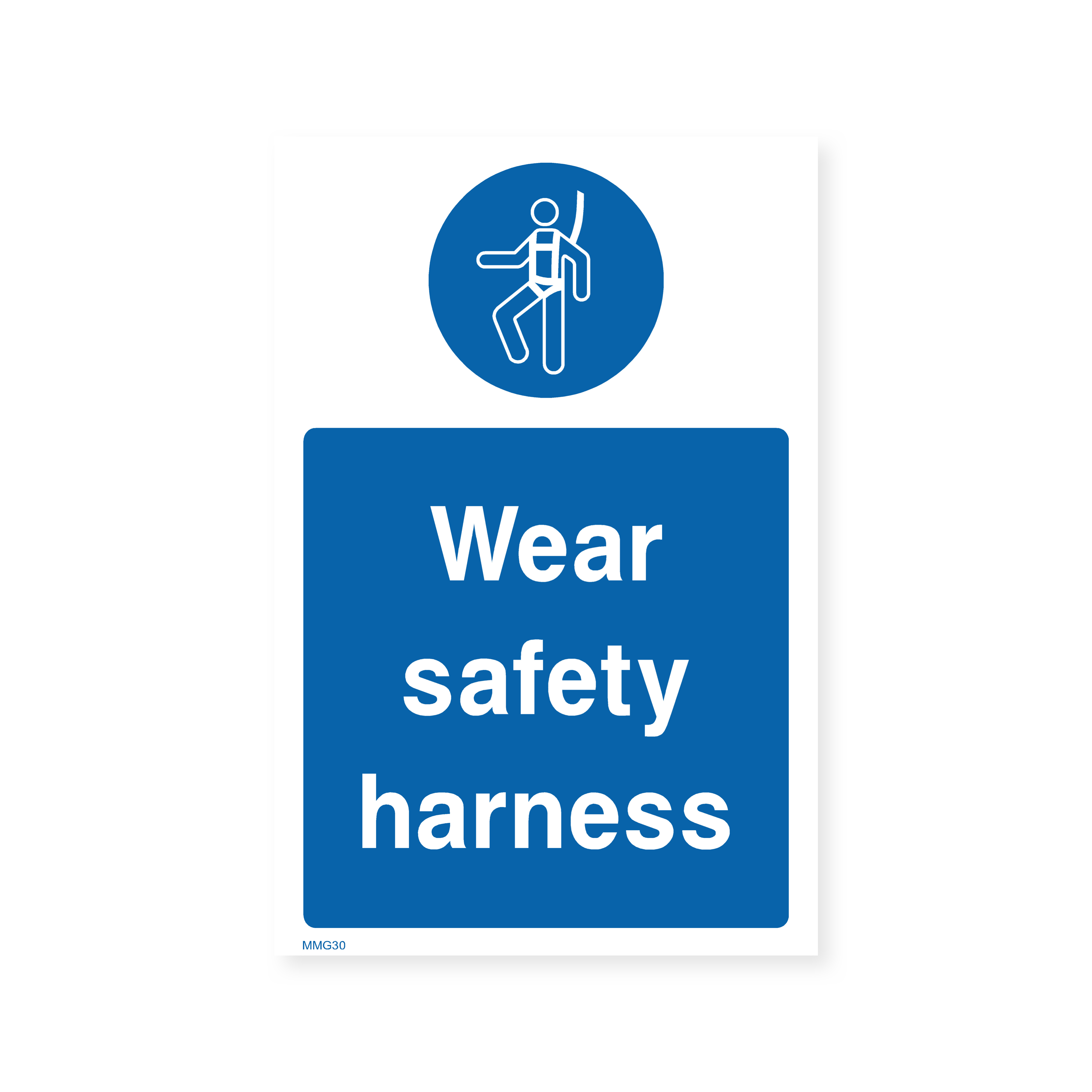 Check Harness Sticker Wear Safety Harness Sign – Safety Signs & Stickers