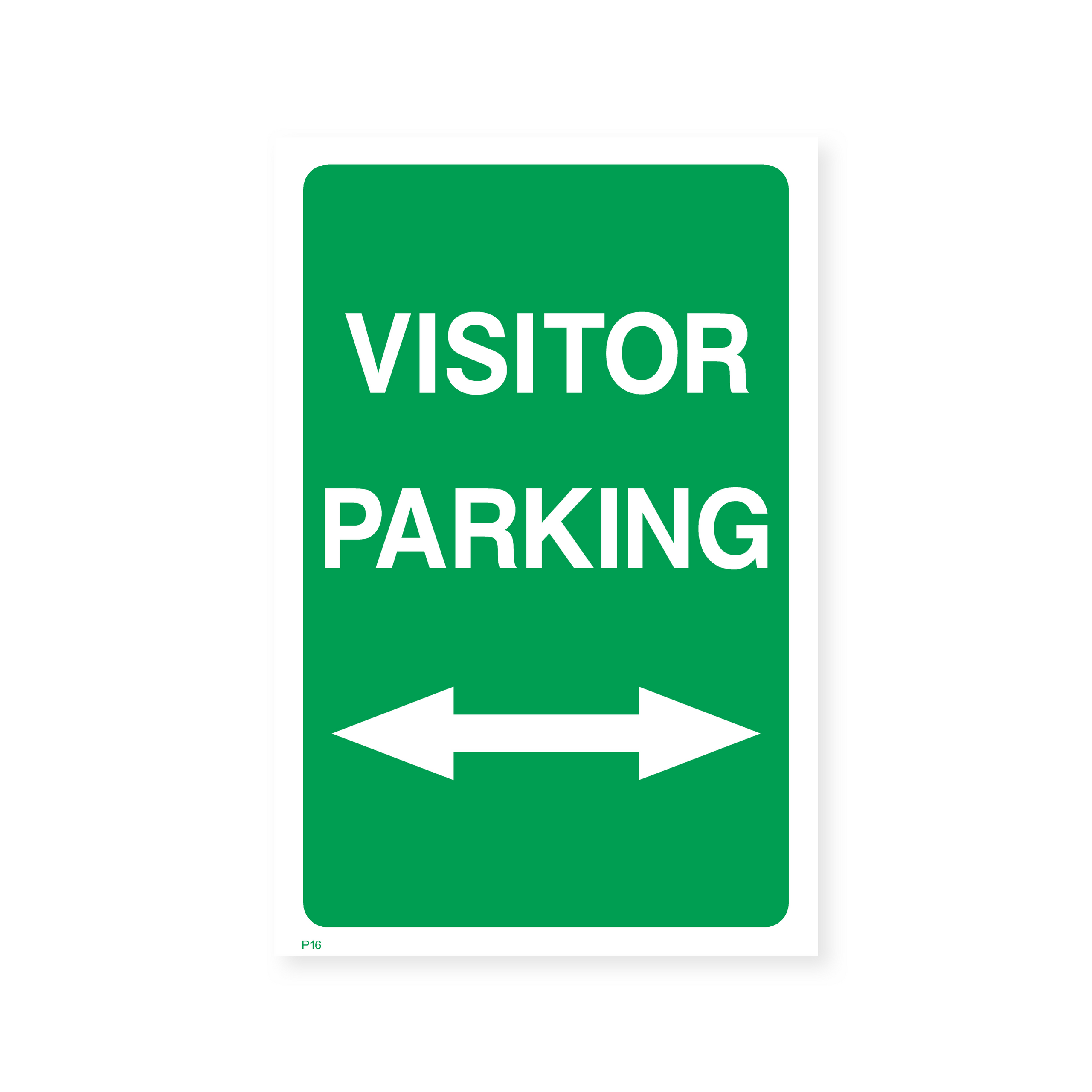Visitor Parking Sign with Arrows Both Ways – Safety Signs & Stickers