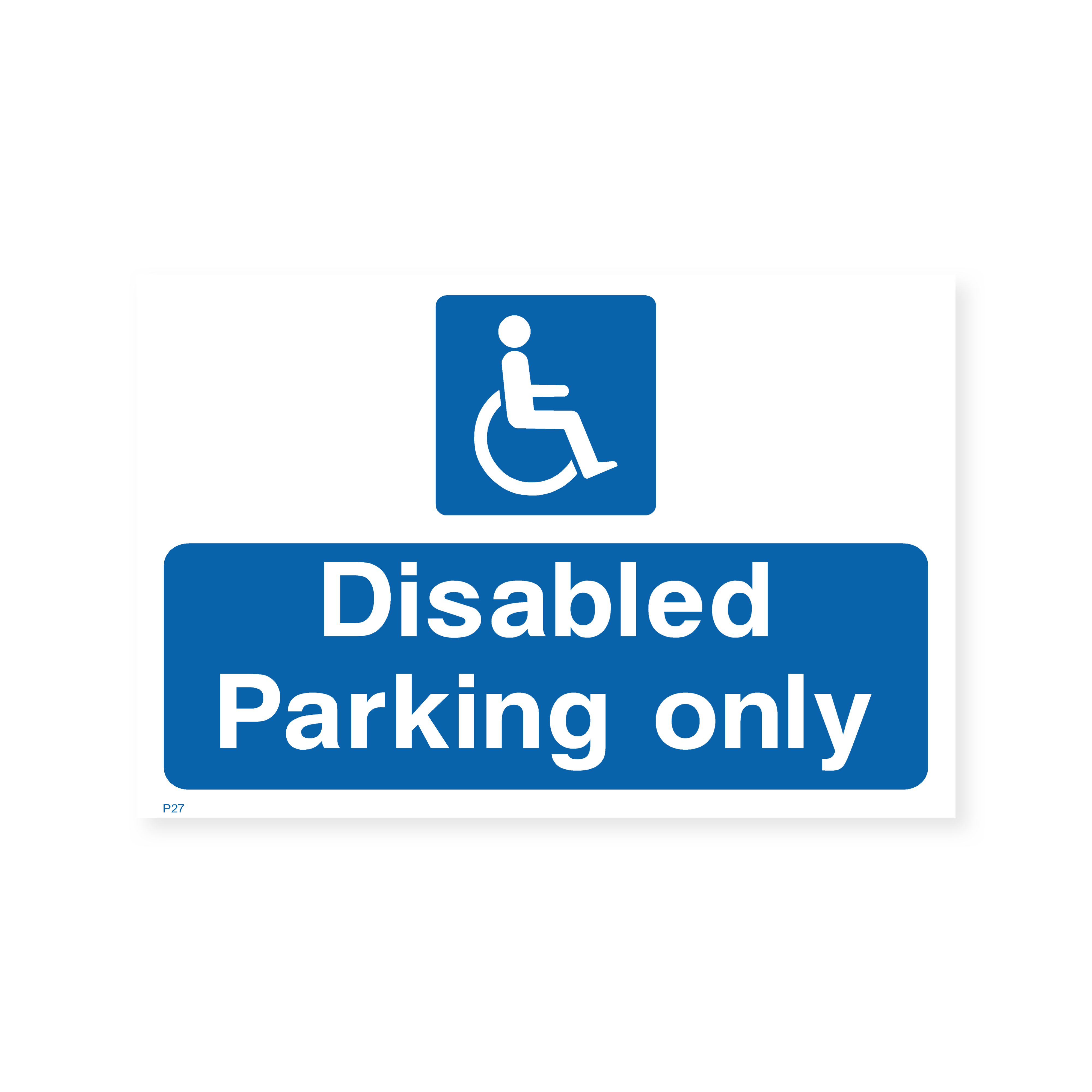 2x Disabled Vehicle Warning Stickers – Self-Adhesive Decal For Car, Van, Window