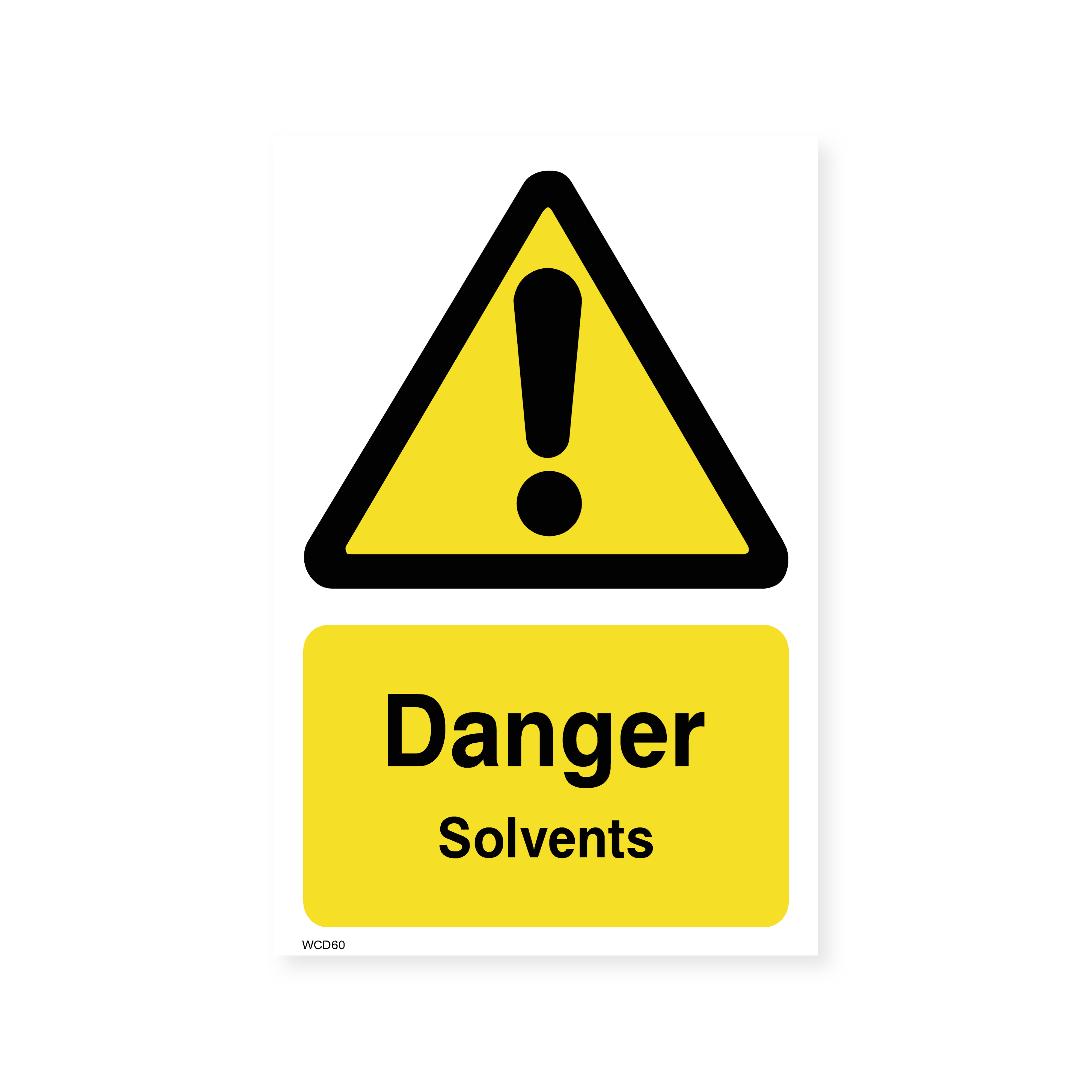 Danger Solvents Sign – Safety Signs & Stickers