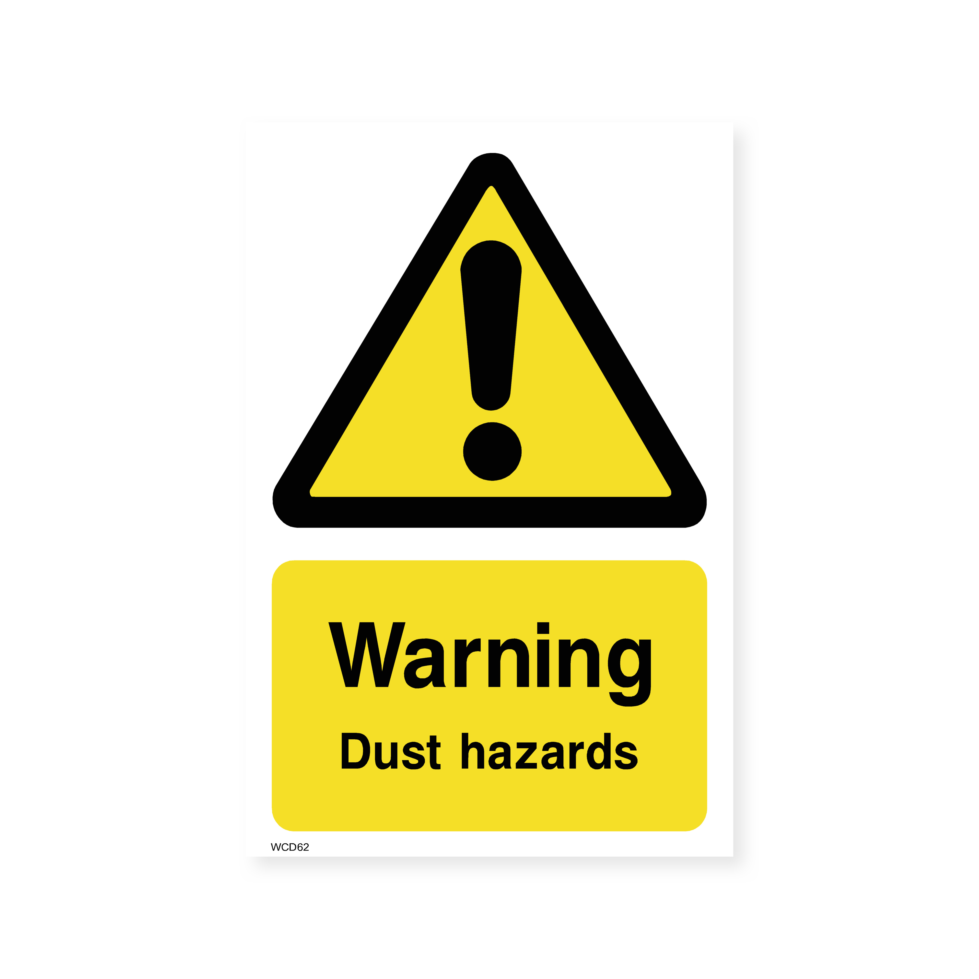 Warning Dust Hazard Sign – Safety Signs & Stickers