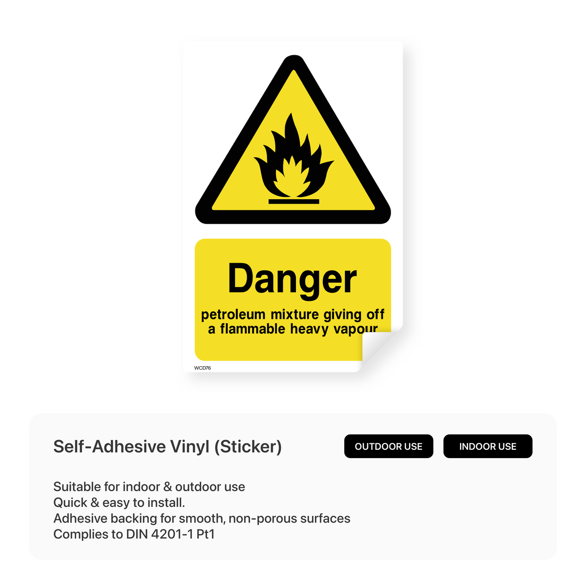 Chemicals Sticker Chemical Danger – Safety Signs & Stickers