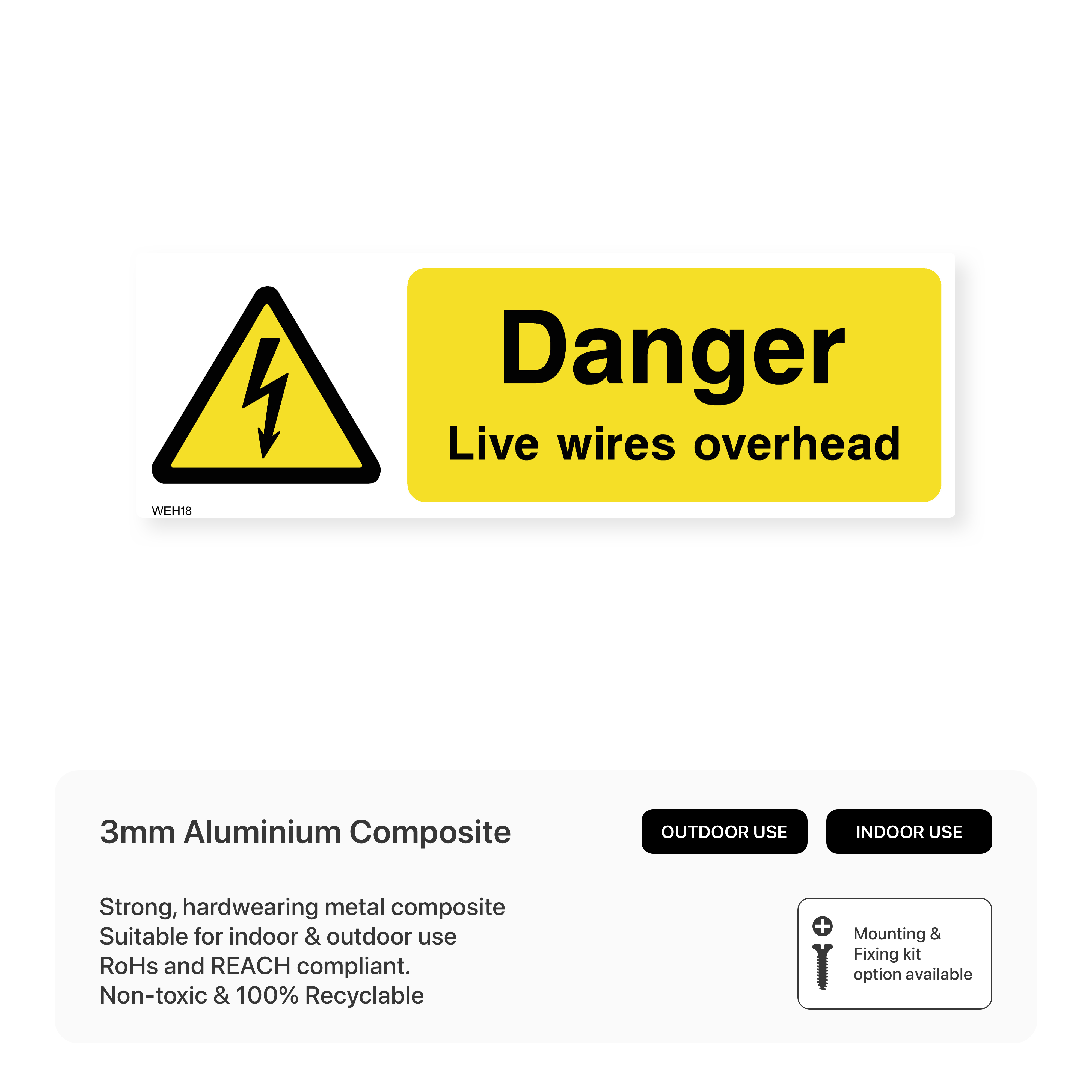 Modèle Rail Oo 4mm Jauge Echelle'Danger Dessus De Tête Vivant - Foto 14