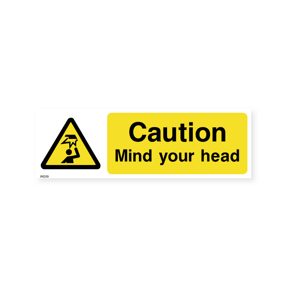 Mind Your Head Sign - Prevent Head Injuries – Safety Signs & Stickers