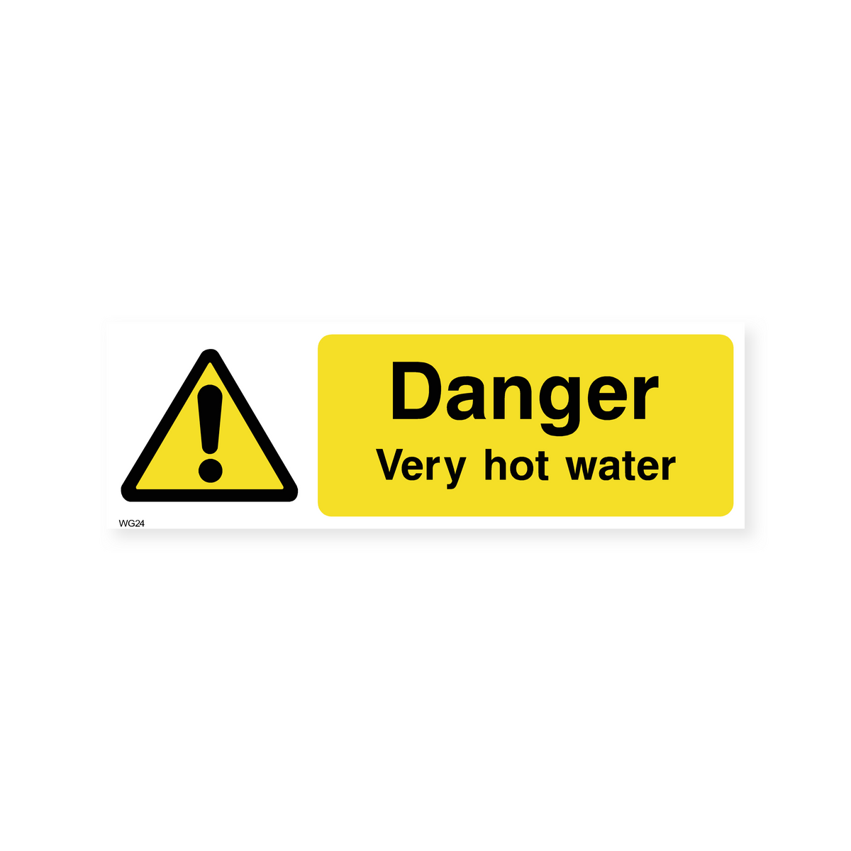 Danger Very Hot Water Sign - Prevent Scalding – Safety Signs & Stickers